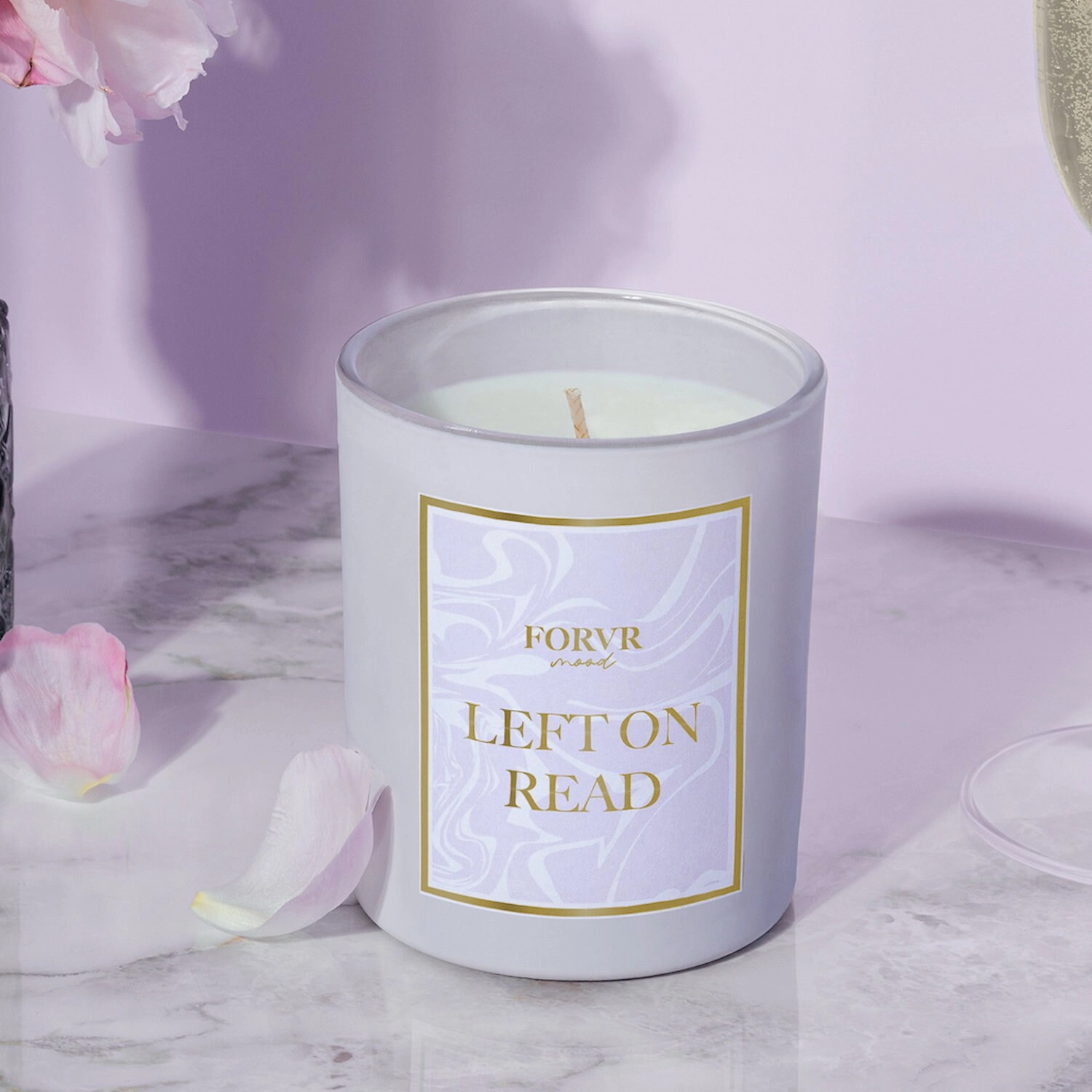 FORVR Mood Left On Read Candle 10 oz/ 283 g Vegan Warm & Spicy Scent - Image 3