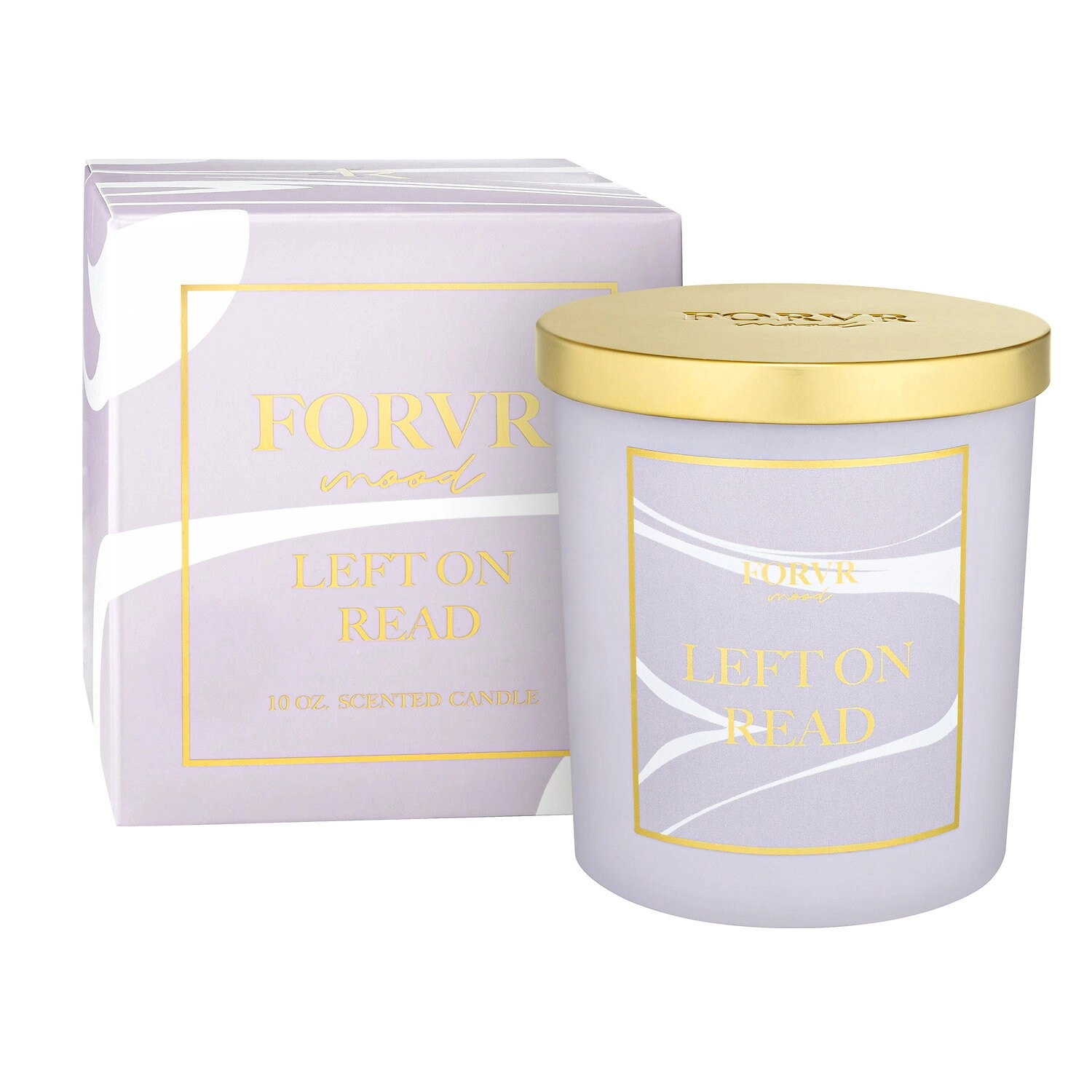 FORVR Mood Left On Read Candle 10 oz/ 283 g Vegan Warm & Spicy Scent - Image 4