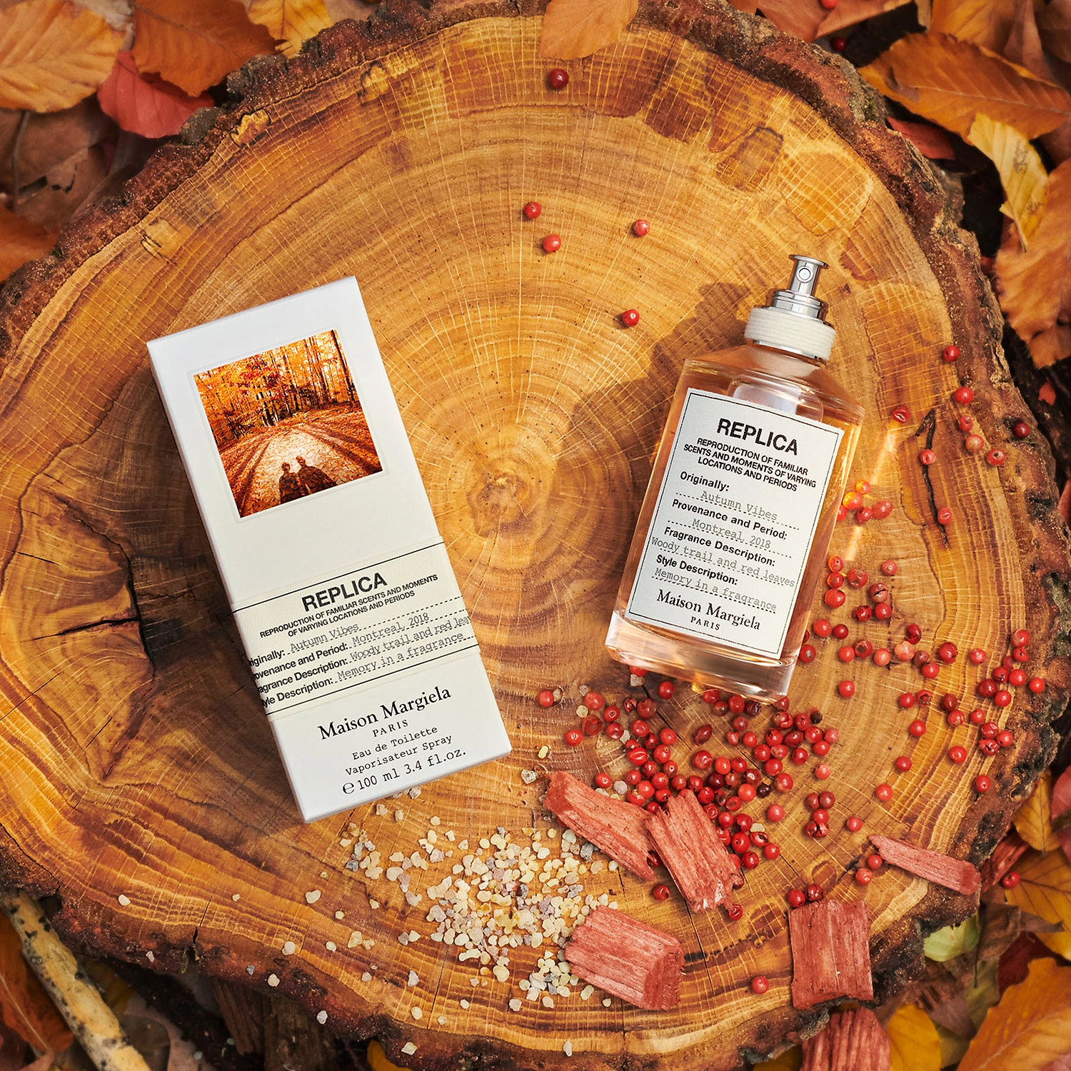 Maison Margiela 'REPLICA' Autumn Vibes 1 oz/30 mL Unisex Woody & Earthy Scent - Image 4