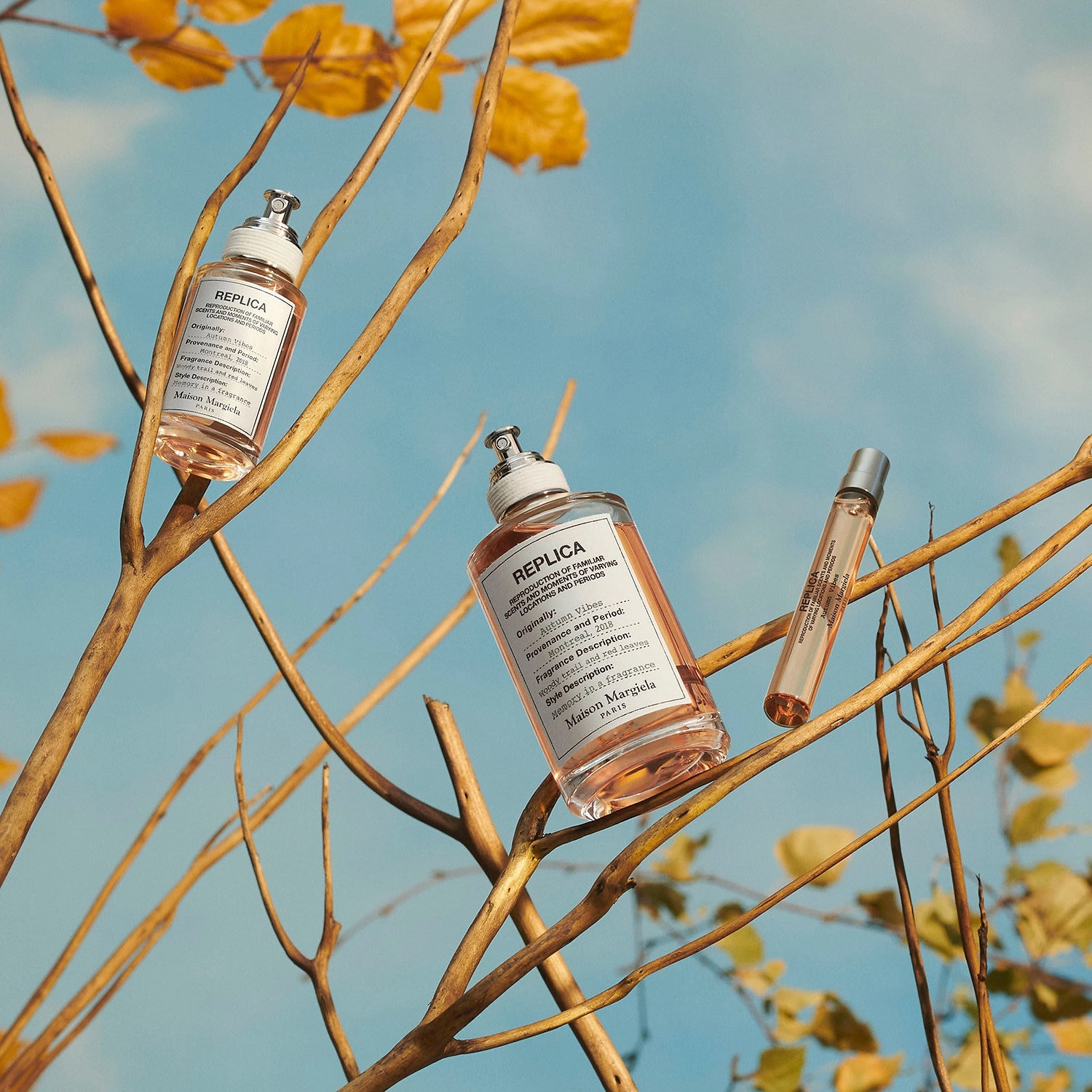Maison Margiela 'REPLICA' Autumn Vibes Travel Spray 0.34 oz/10 mL Unisex Woody & Earthy Scent - Image 3