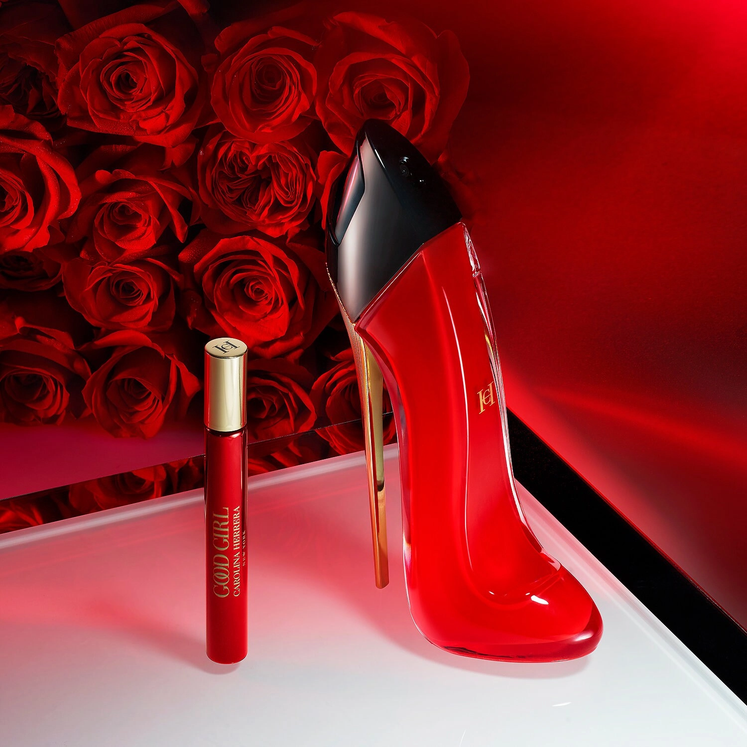 Carolina Herrera Very Good Girl Eau de Parfum Rollerball 0.34 oz/10 mL Vegan Floral Scent - Image 9