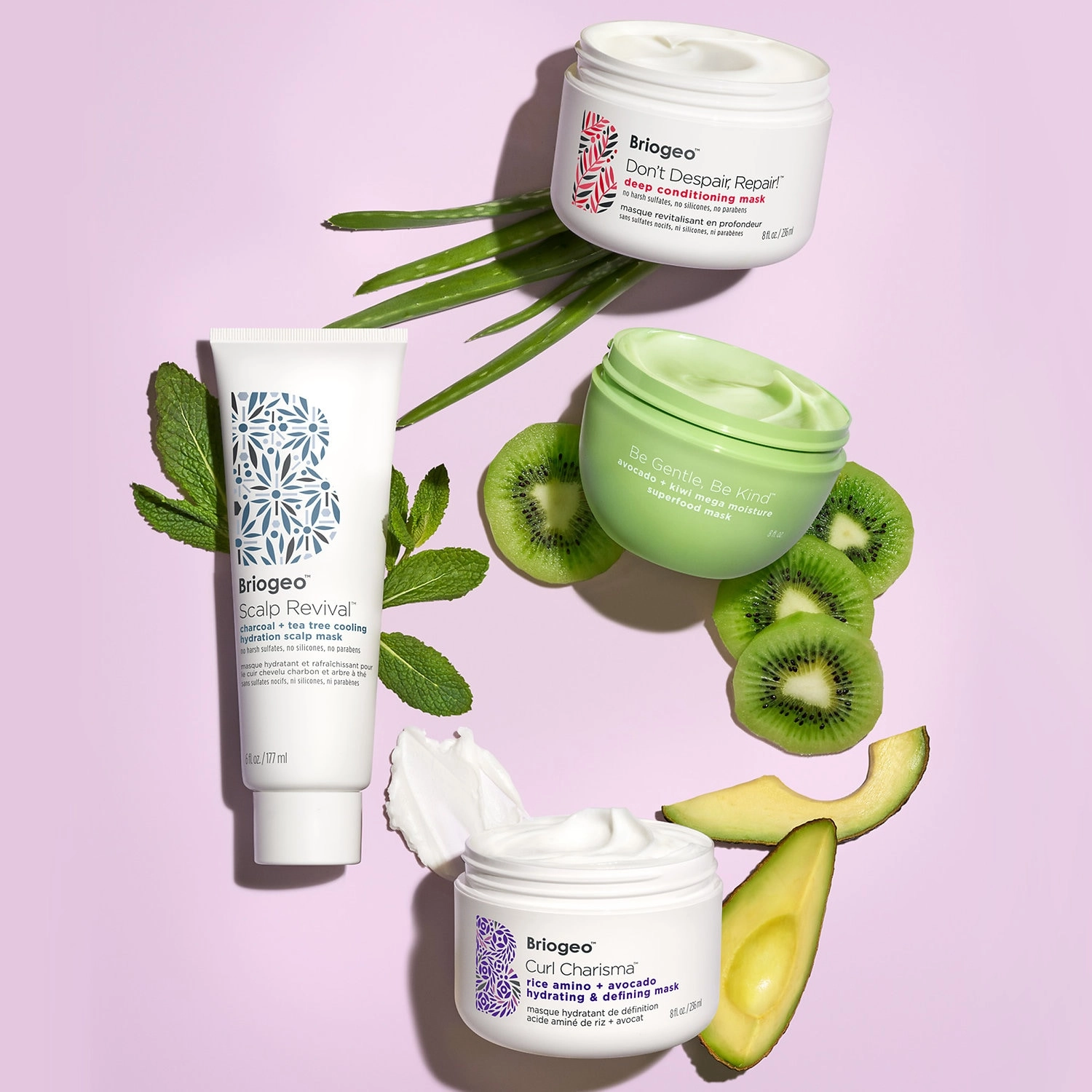 Briogeo Curl Charisma™ Rice Amino + Avocado Hydrating & Defining Hair Mask 8 oz/ 236 mL - Image 6