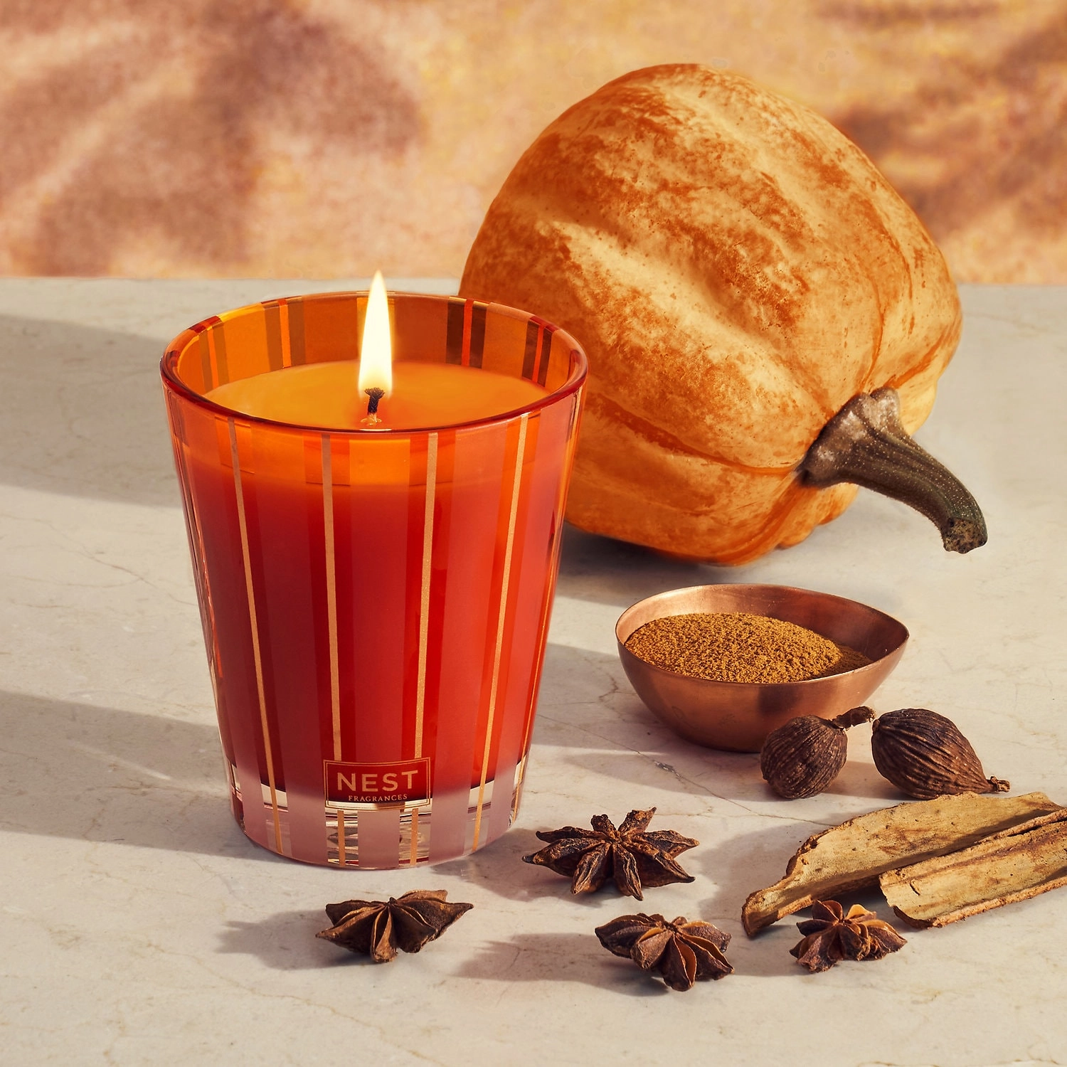 NEST New York Pumpkin Chai Candle 8.1 oz/230g Limited Edition Vegan Warm & Spicy Scent - Image 3