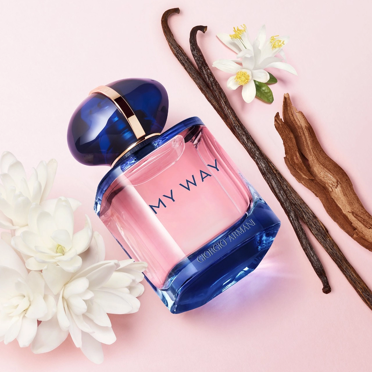 Armani Beauty My Way Eau de Parfum Intense 3 oz/ 89 mL Floral Warm Orange Blossom Tuberose Vanilla - Image 2