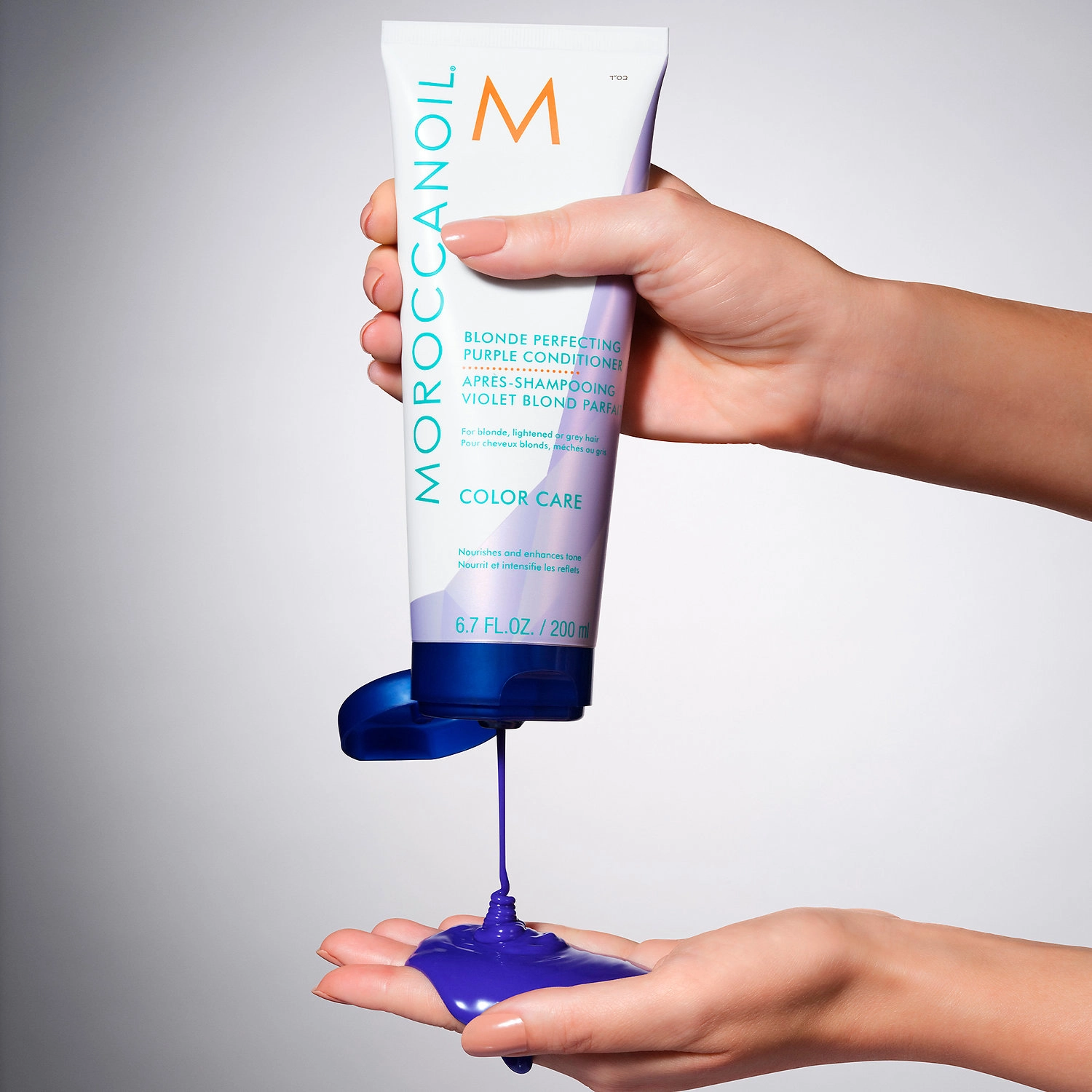 Moroccanoil Blonde Perfecting Purple Conditioner Size: 6.7 oz. / 200 mL - Image 6