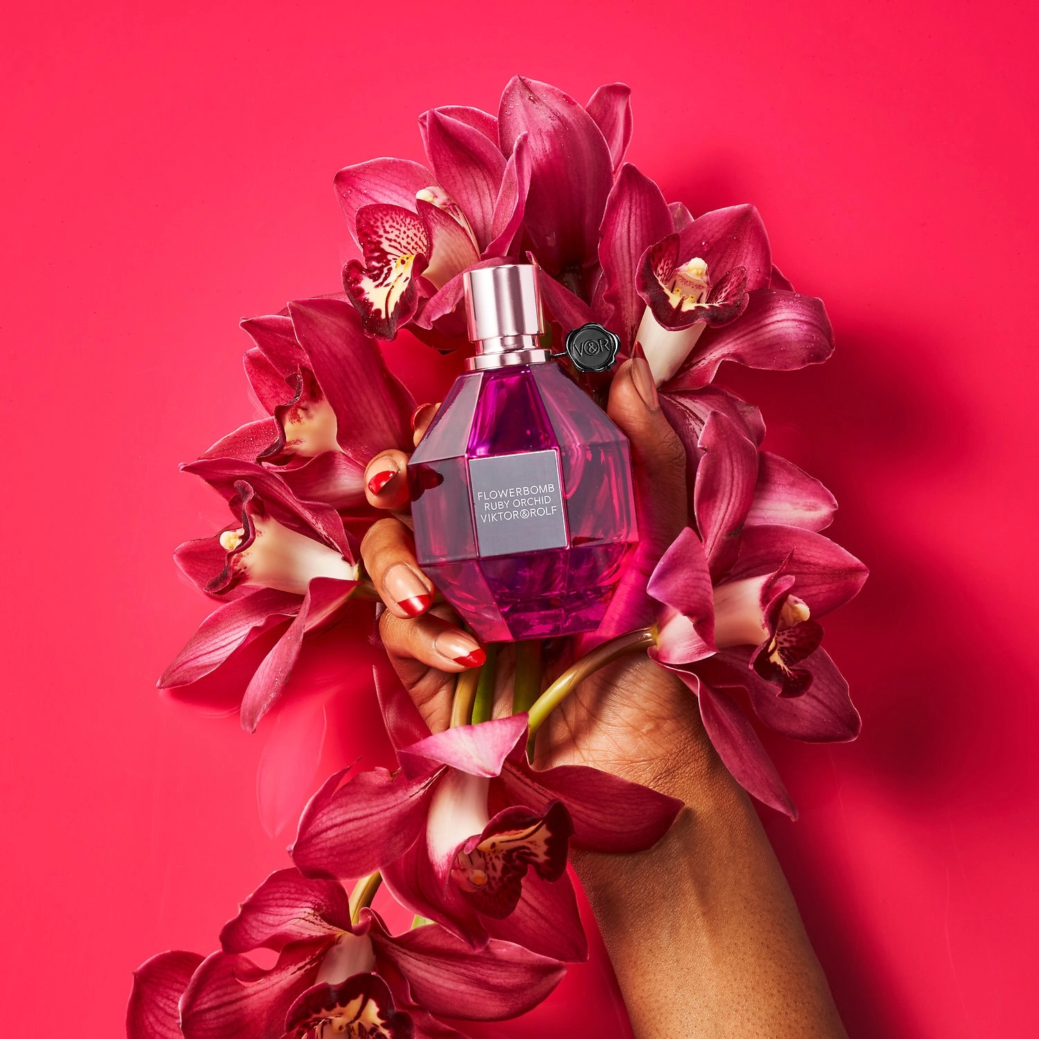 Viktor&Rolf Flowerbomb Ruby Orchid Eau de Parfum 0.34 oz/10 mL - Warm Florals - Image 4