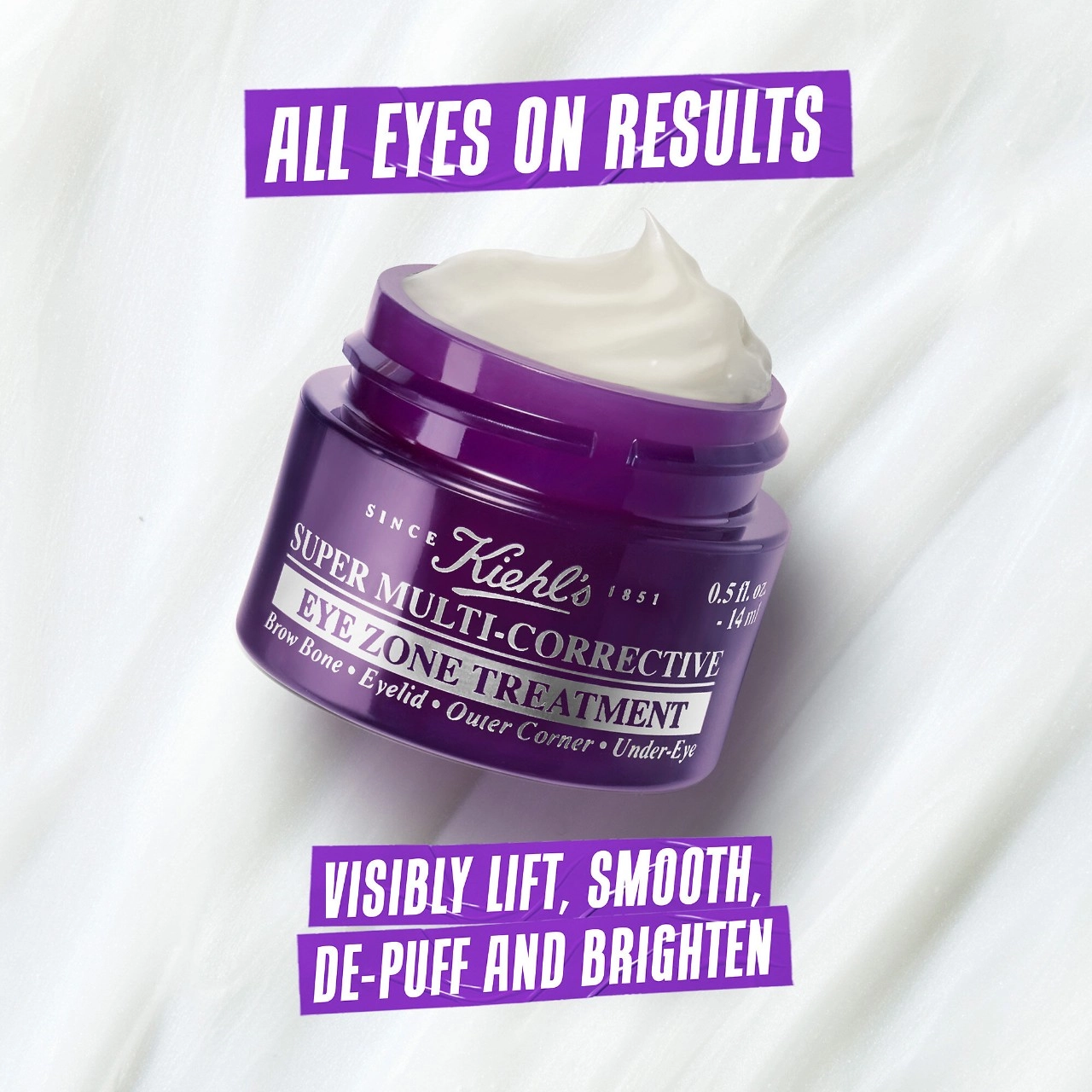 Kiehl's Since 1851 Super Multi-Corrective Anti-Aging Eye Cream 0.5 oz/15 mL - Niacinamide, Collagen Peptide - Image 9