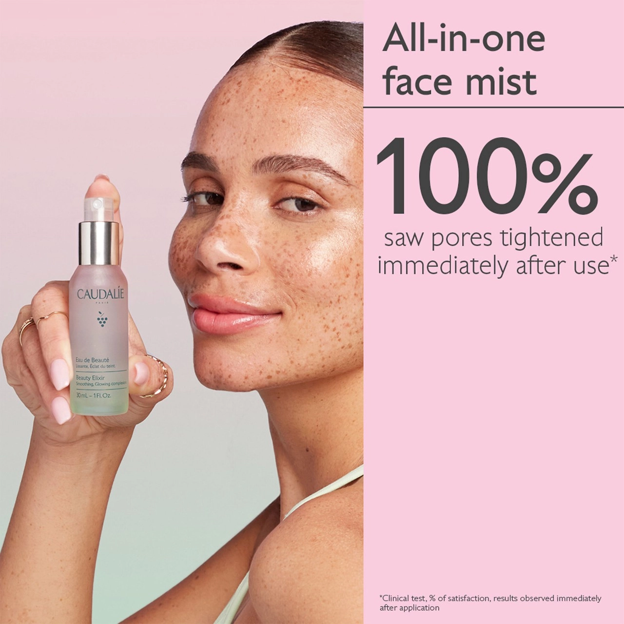 Caudalie Mini Beauty Elixir Face Mist 1 oz/30 mL Vegan - Mint, Rosemary, and Grape Extract - Image 2