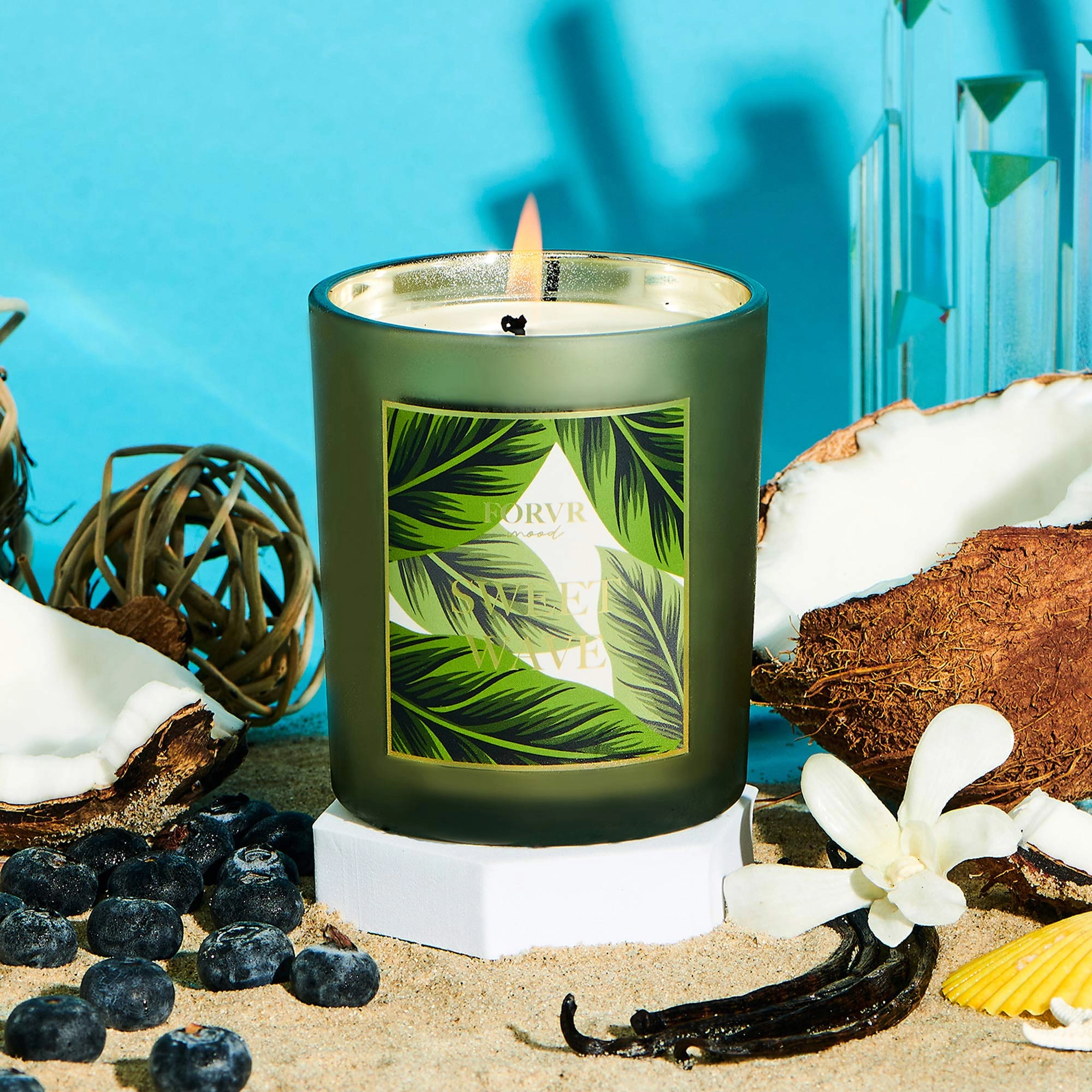 FORVR Mood Sweet Wave Candle 10 oz / 283 g Limited Edition Black Owned - Image 2