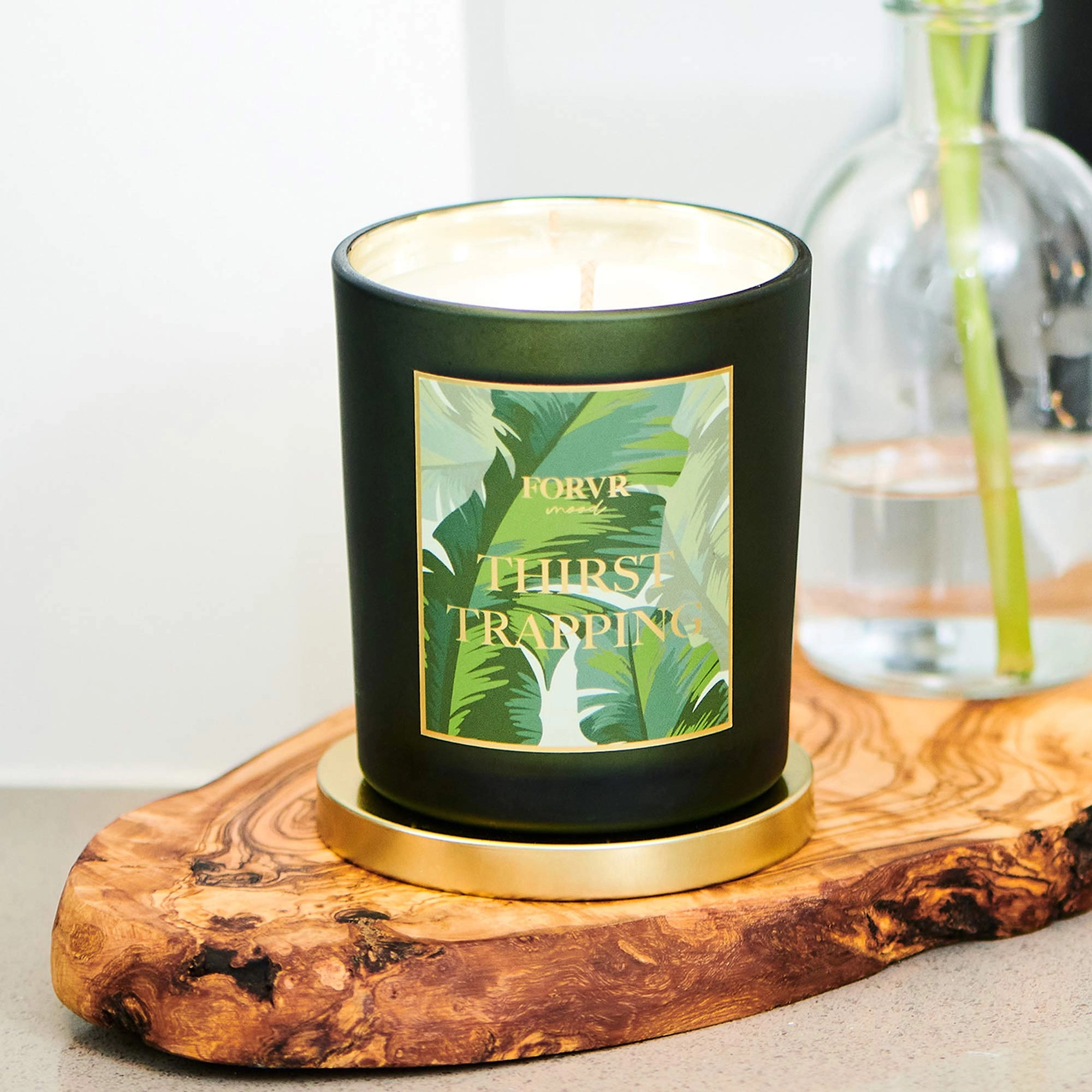 FORVR Mood Thirst Trapping Candle 10 oz / 283 g Limited Edition Black Owned - Image 3