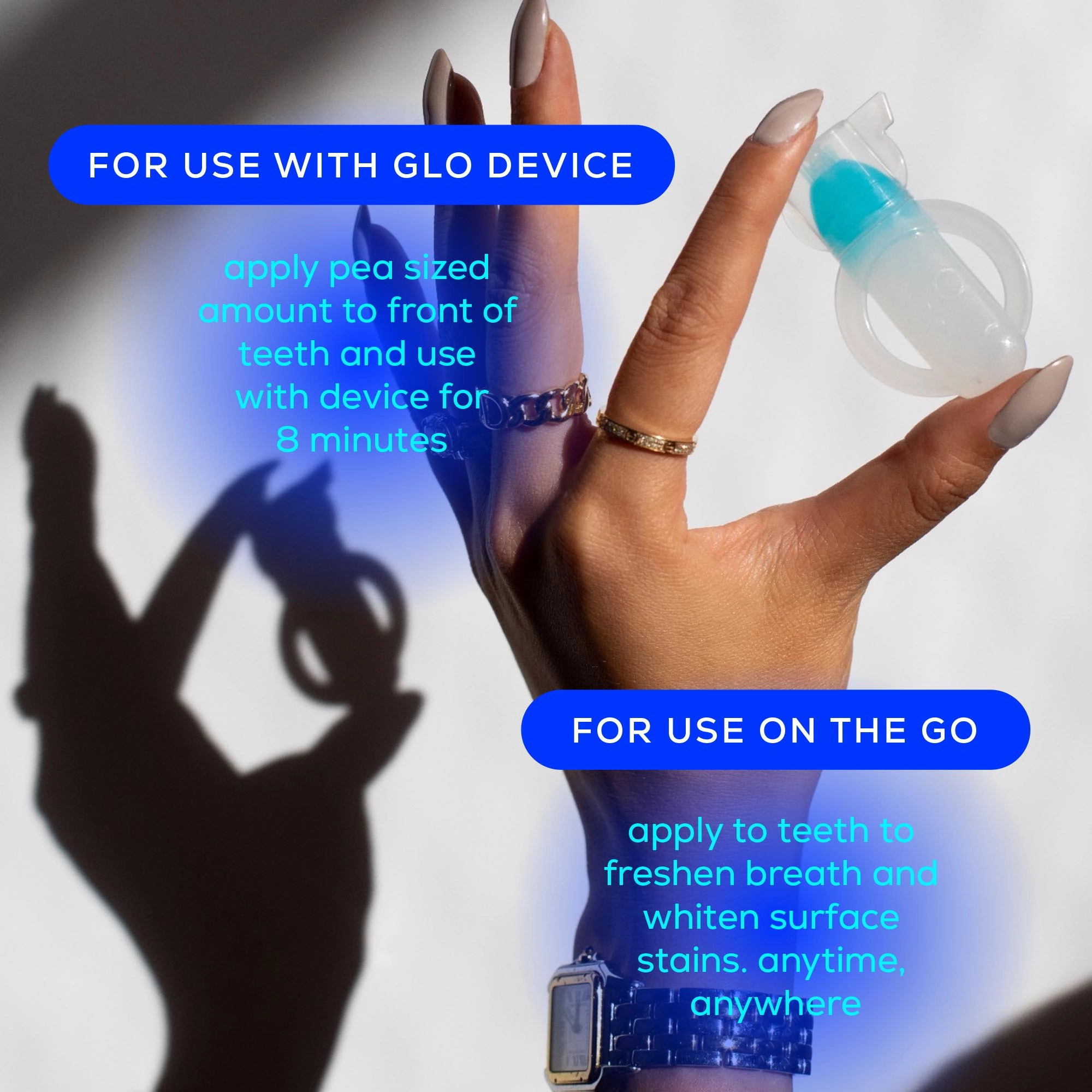 GLO Science Teeth Whitening GLO® Vials - Size: 5 Vials / 5 Vials - Image 7