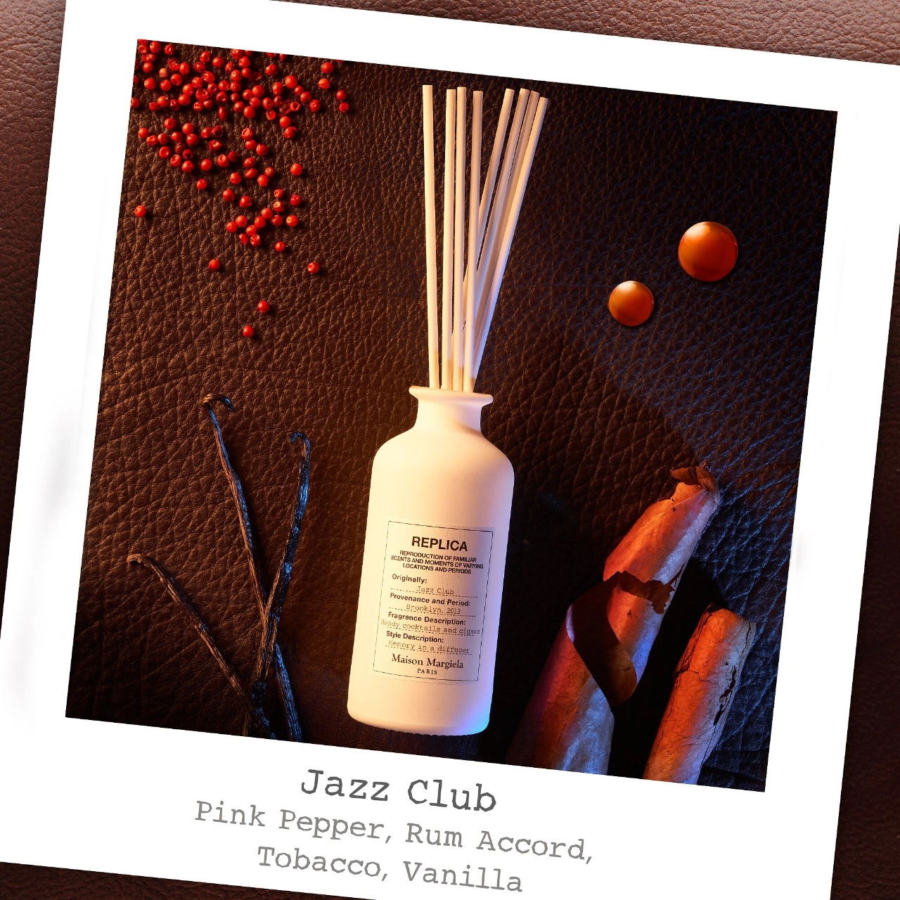Maison Margiela REPLICA' Jazz Club Diffuser 6.3 oz / 185 ml Warm & Spicy Unisex Scent - Image 2