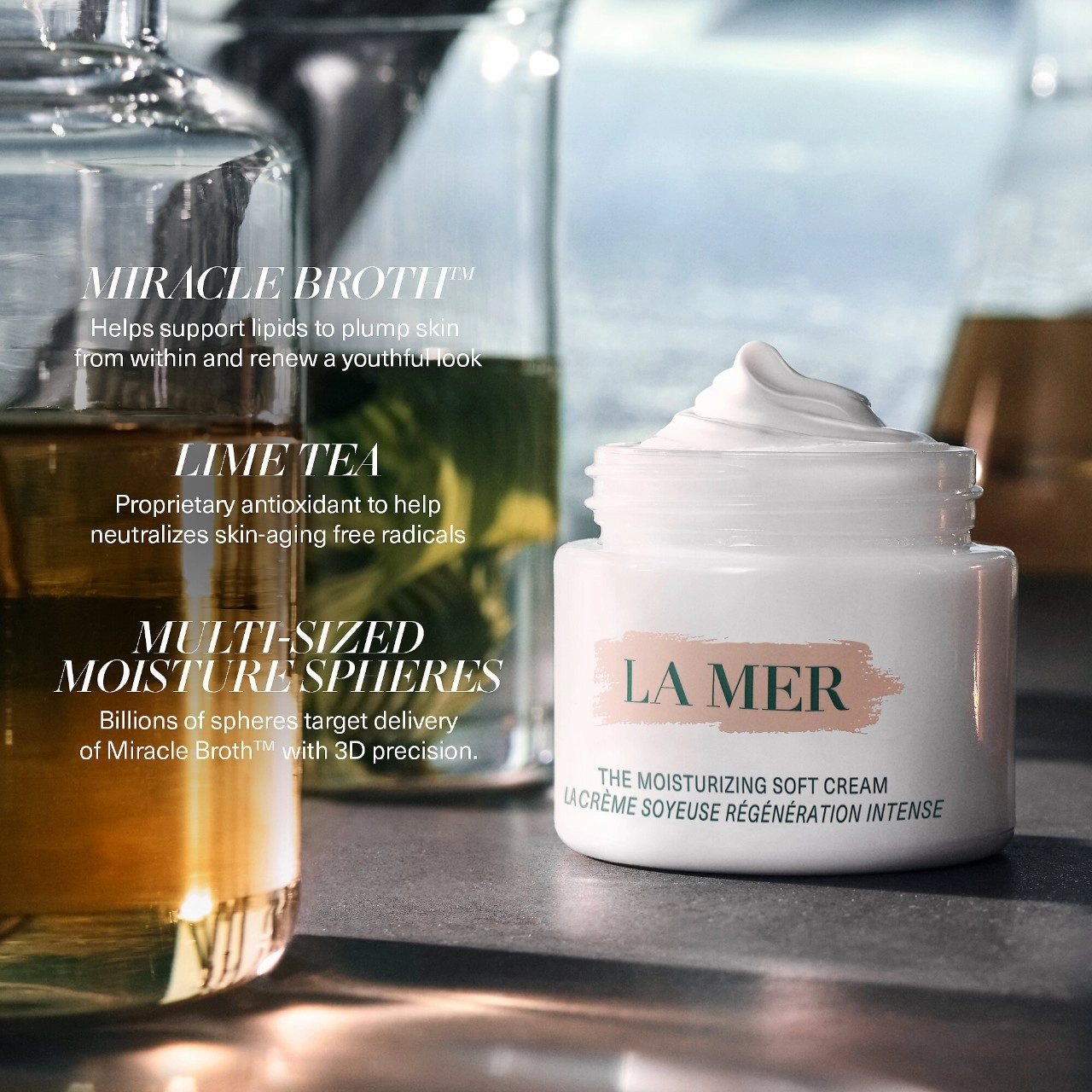 La Mer The Moisturizing Soft Cream Moisturizer 2 oz / 60 mL - Redness, Loss of Firmness, Plumping, Pores, Anti-Aging - Image 4