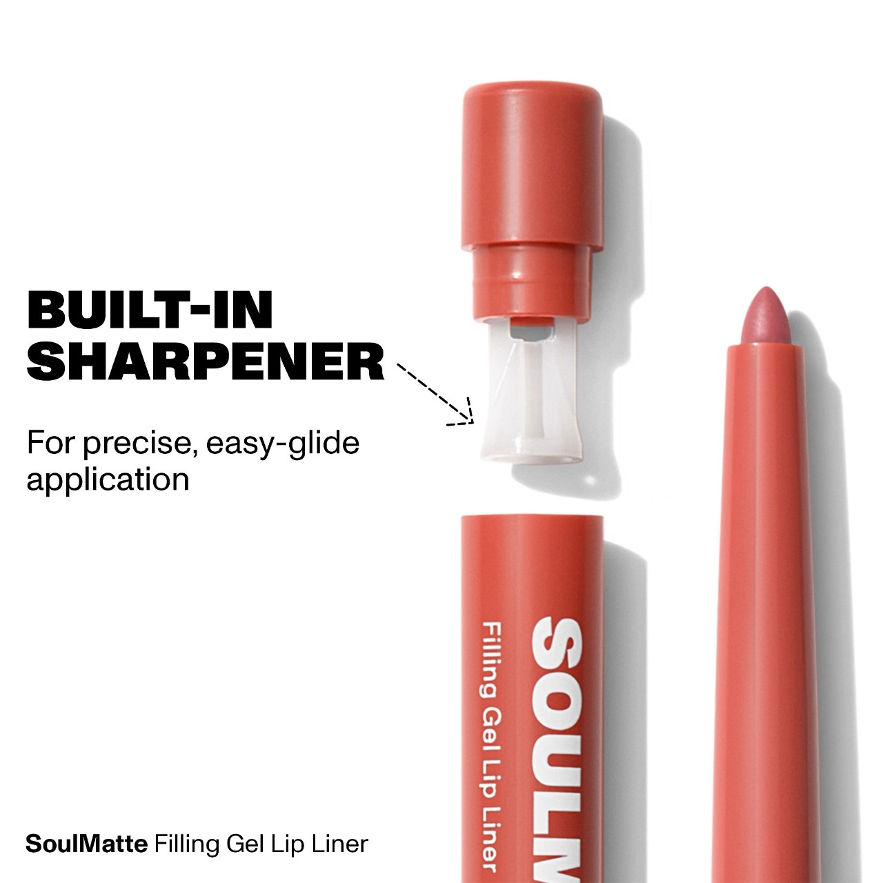 Morphe Soulmatte Filling Gel Lip Liner - Compatible - Rich Plum - Image 3