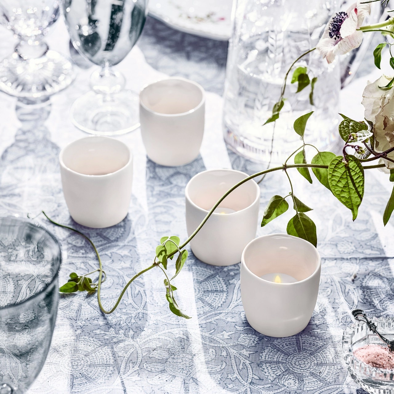 NEST New York White Tea & Rosemary Alfresco Tealight Tealights Set - Image 3