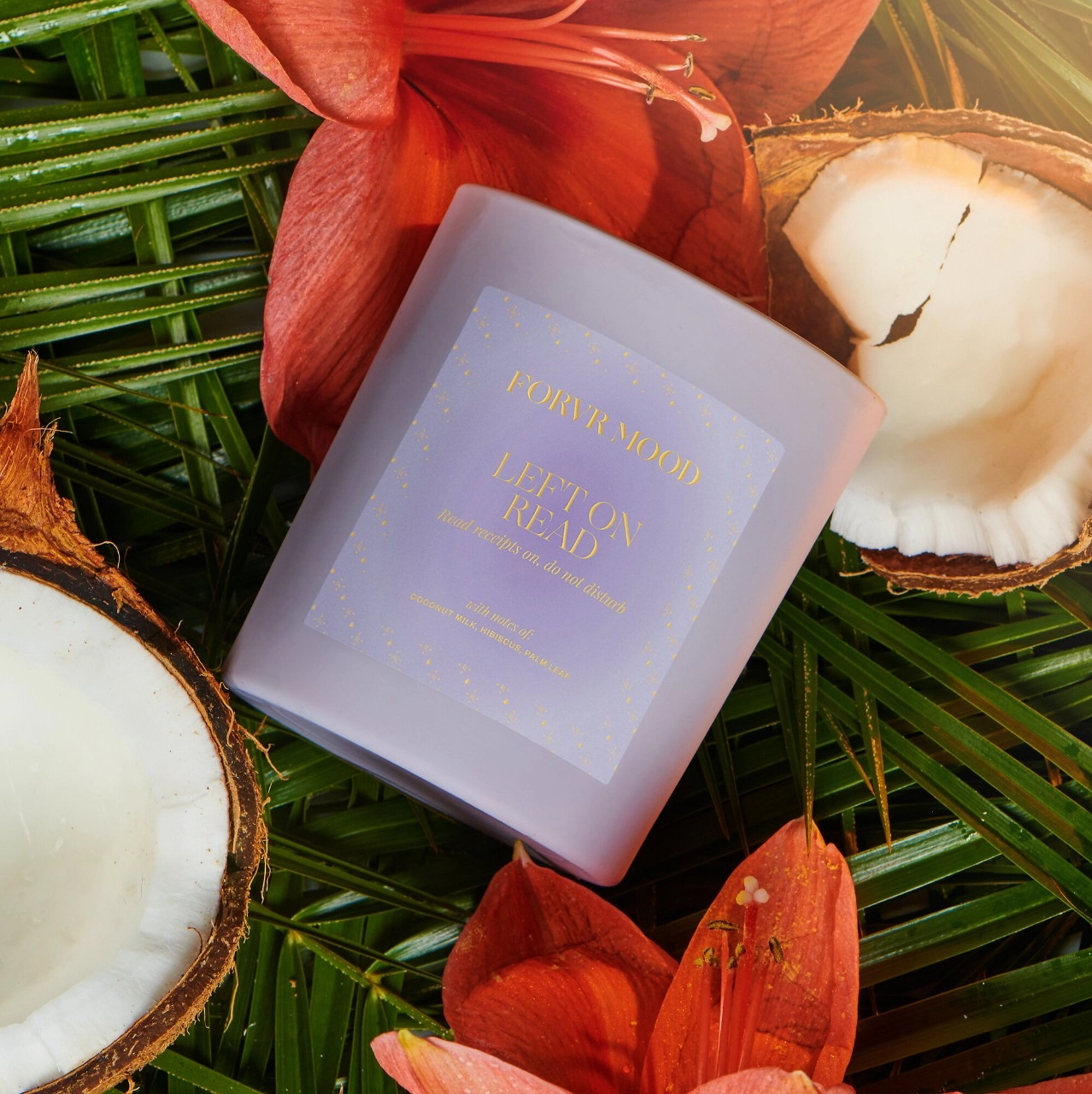 FORVR Mood Left on Read Candle 10 oz / 283 g 1 Wick Black Owned Cruelty-Free - Image 2