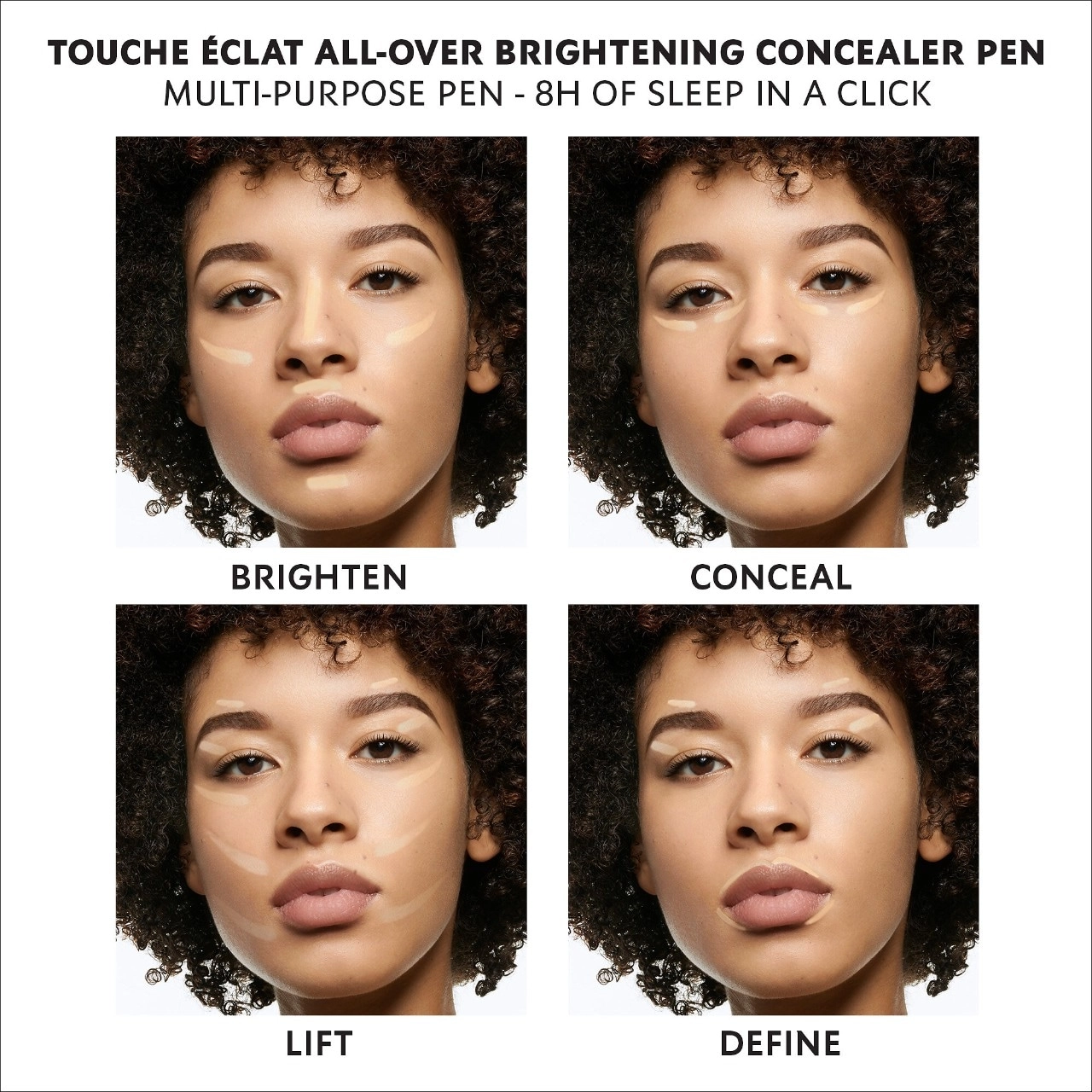 Yves Saint Laurent Touche Éclat All-Over Brightening Concealer Pen - Color 3 Luminous Peach - Image 3