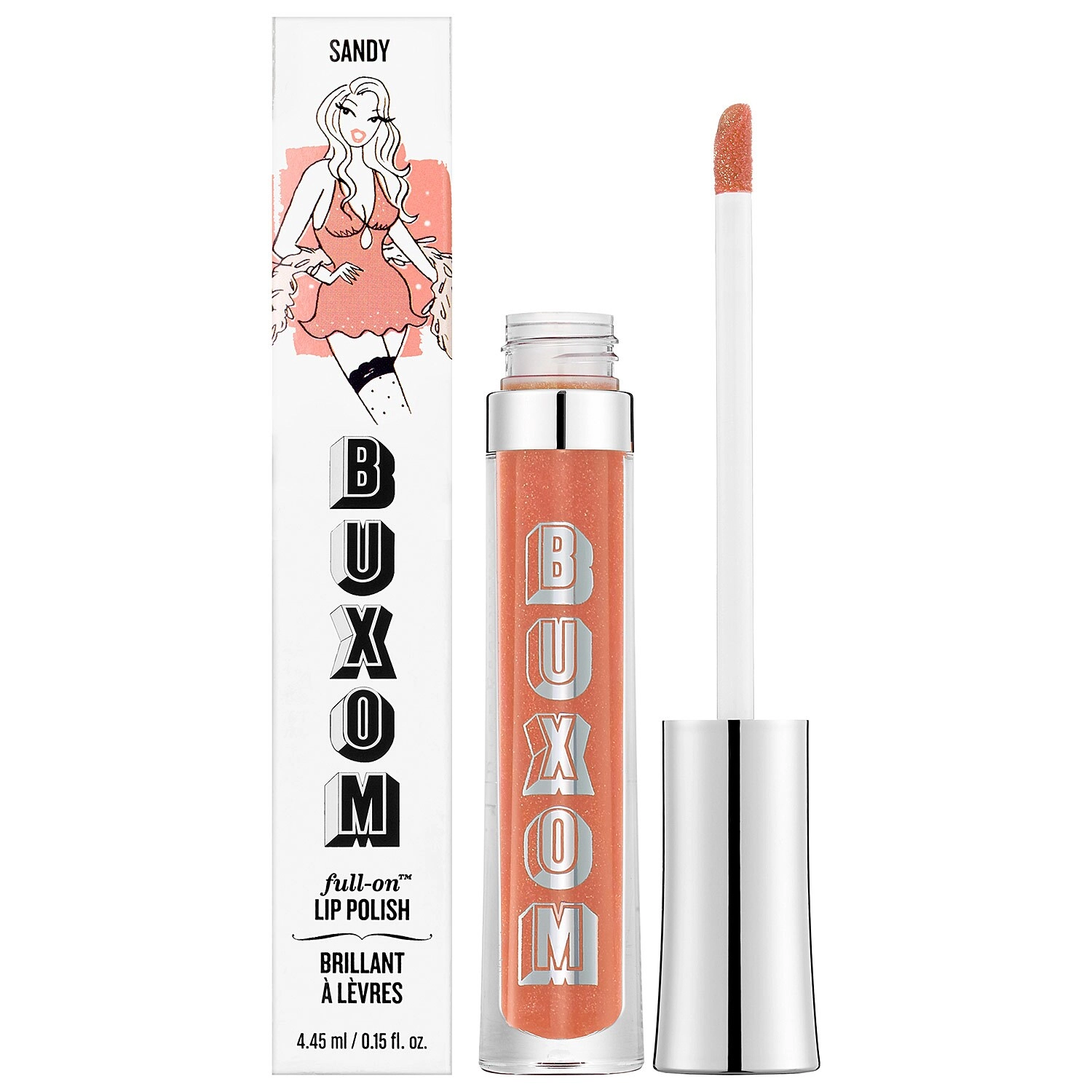 Buxom Full-On™ Plumping Lip Polish Gloss - Sandy Nude Pink Shimmer