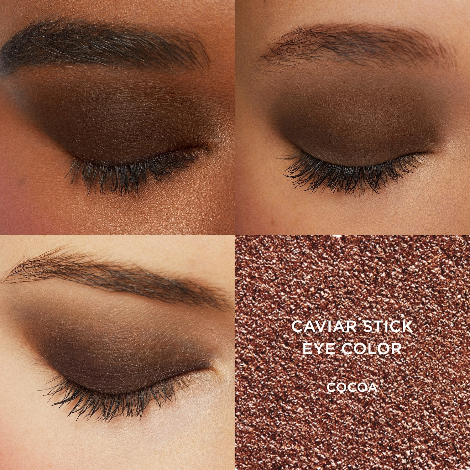 Laura Mercier Caviar Stick Eye Shadow in Cocoa - Chocolate Brown with Bronze Pearl - Image 2