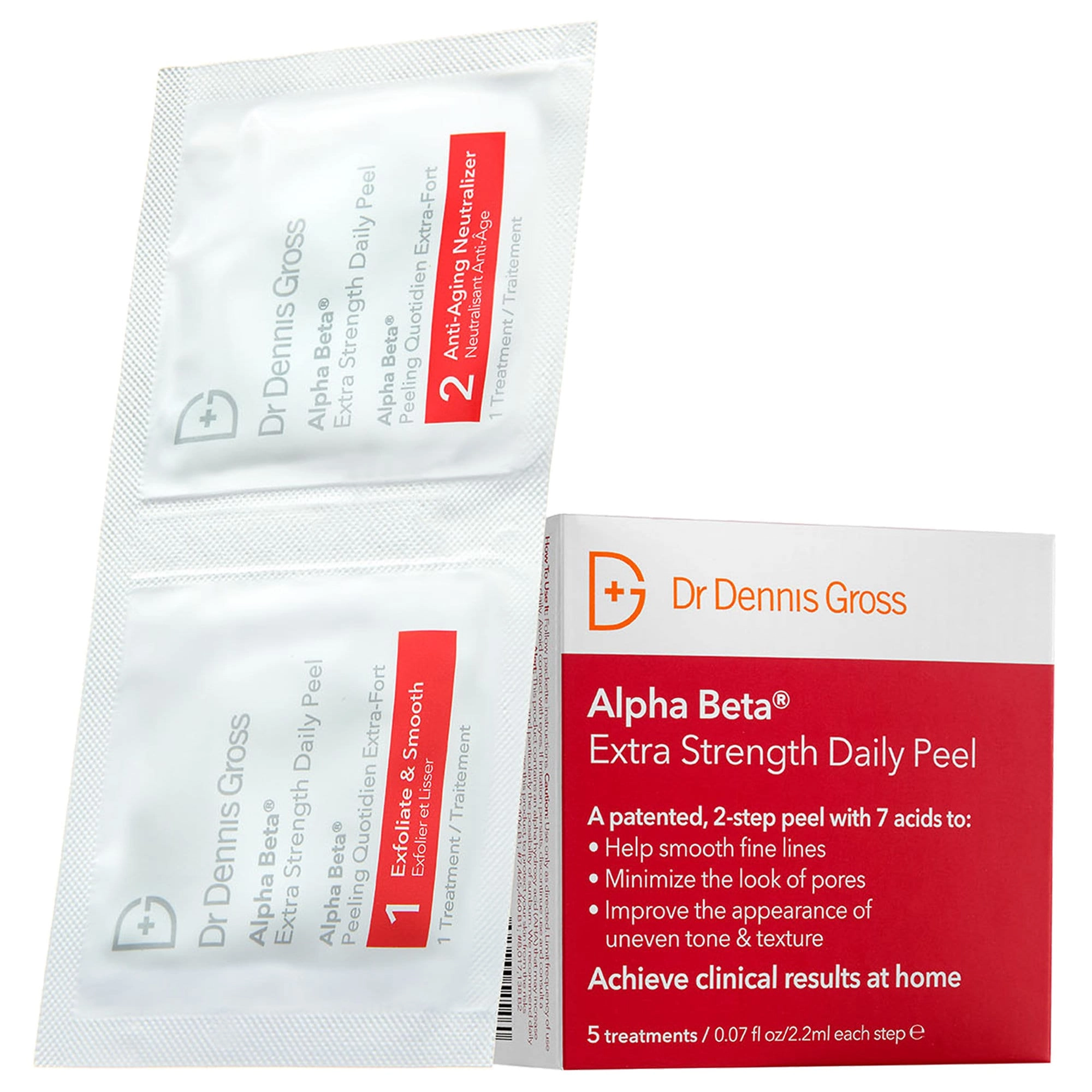 Dr. Dennis Gross Skincare Mini Alpha Beta® Extra Strength Daily Peel Pads - Size: 5 Treatments