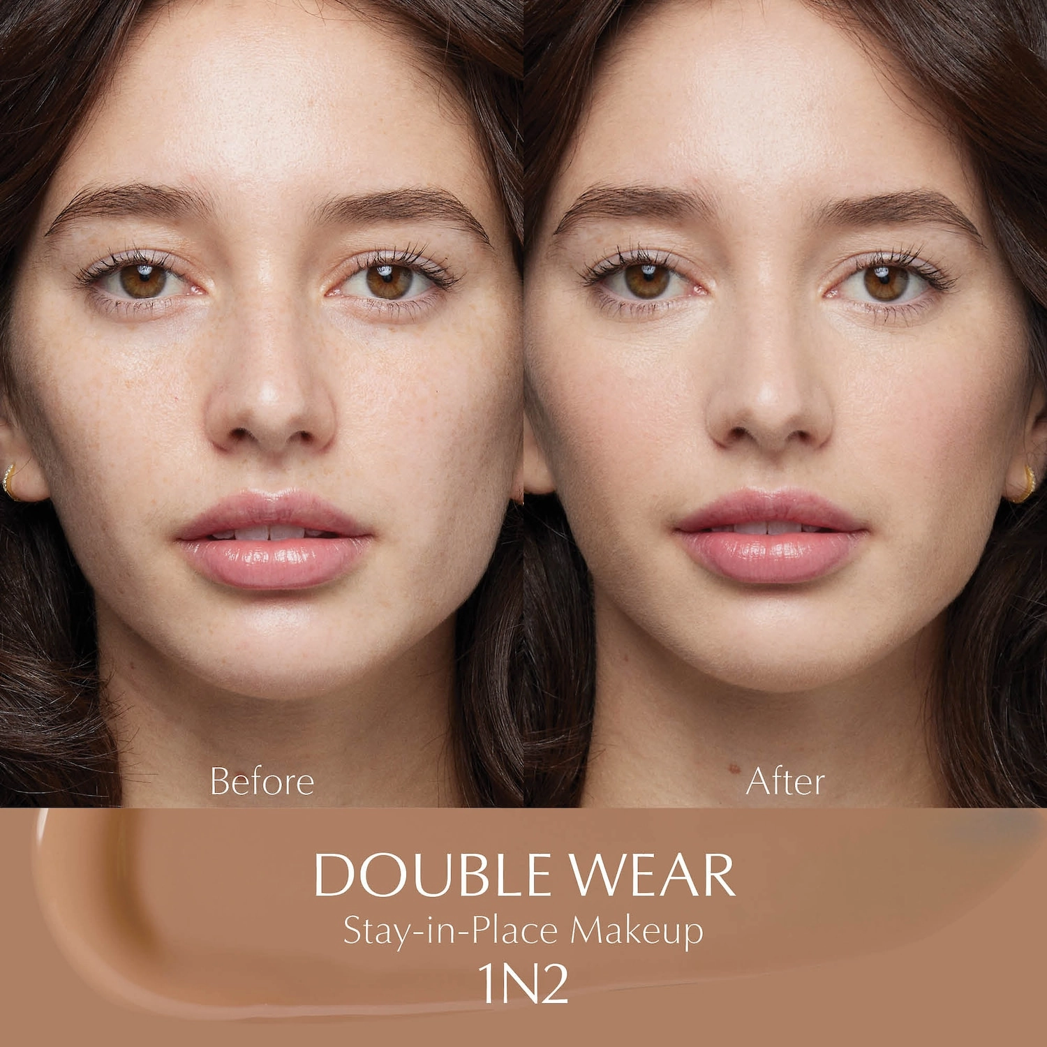 Estée Lauder Double Wear Stay-in-Place Foundation 1N2 Ecru - Light with Neutral Rosy Undertones - Image 3
