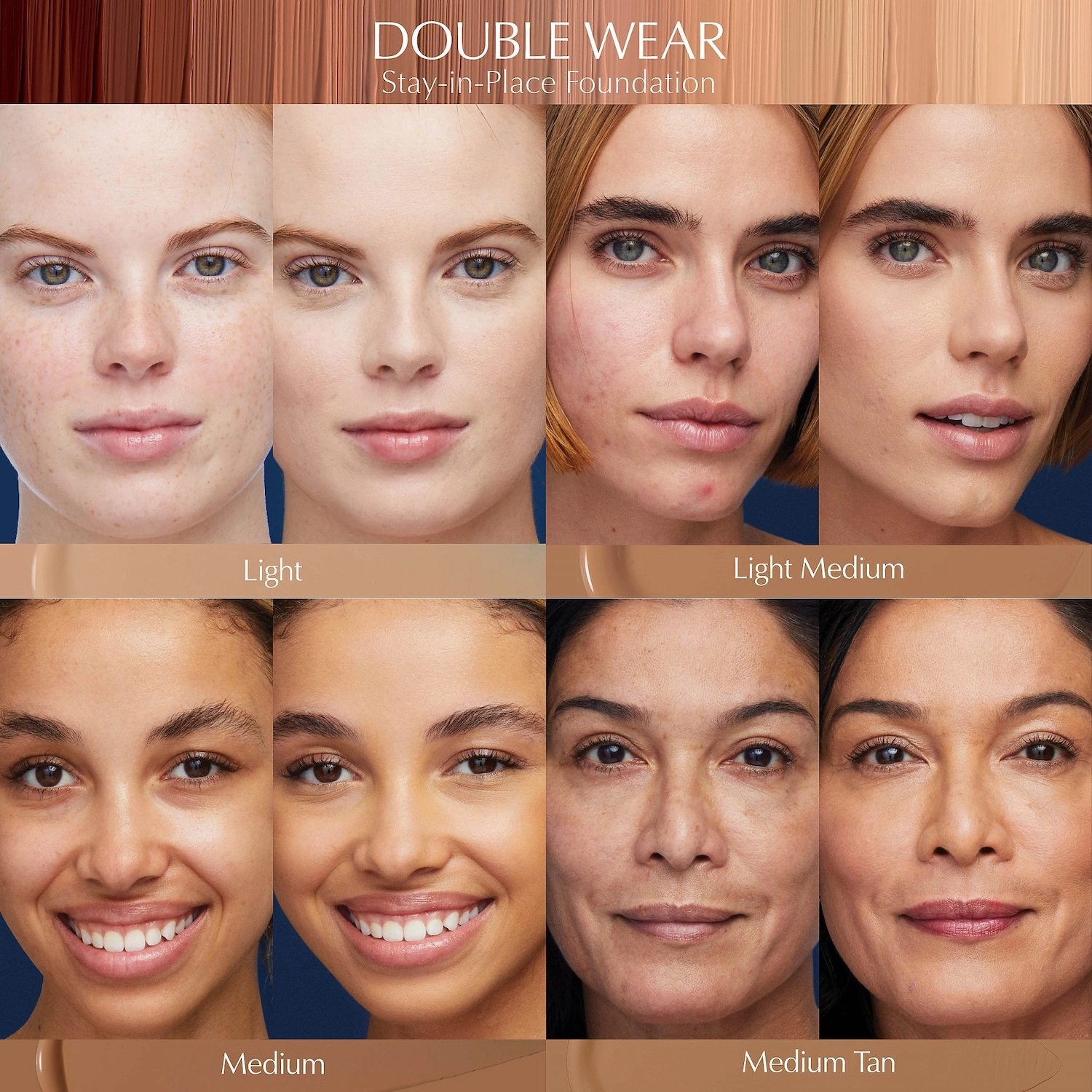 Estée Lauder Double Wear Stay-in-Place Foundation 3C2 Pebble - Medium with Cool Rosy Undertones - Image 5