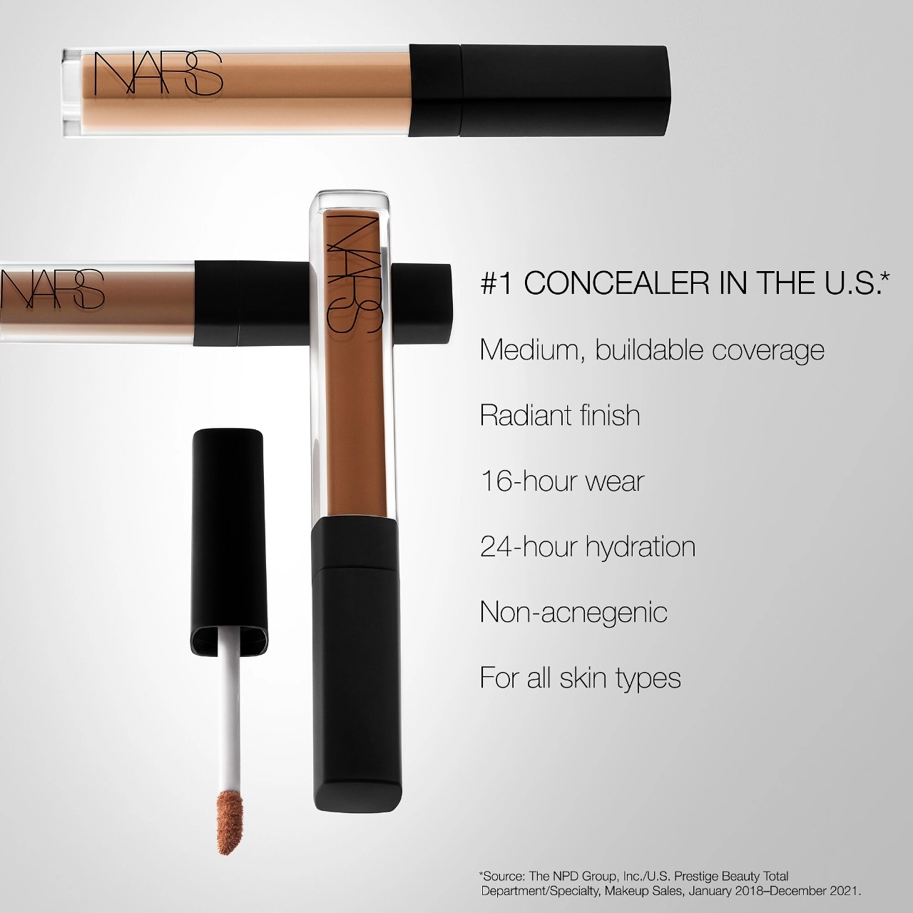 NARS Radiant Creamy Concealer Color: Cacao - D2 - Deep with Warm Undertones - Image 7