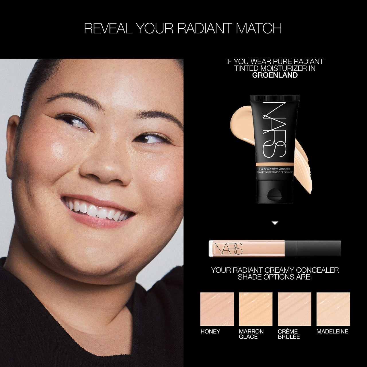 NARS Pure Radiant Tinted Moisturizer Color: Groenland - Light Medium with a Neutral Pink to Peachy Undertone - Image 6