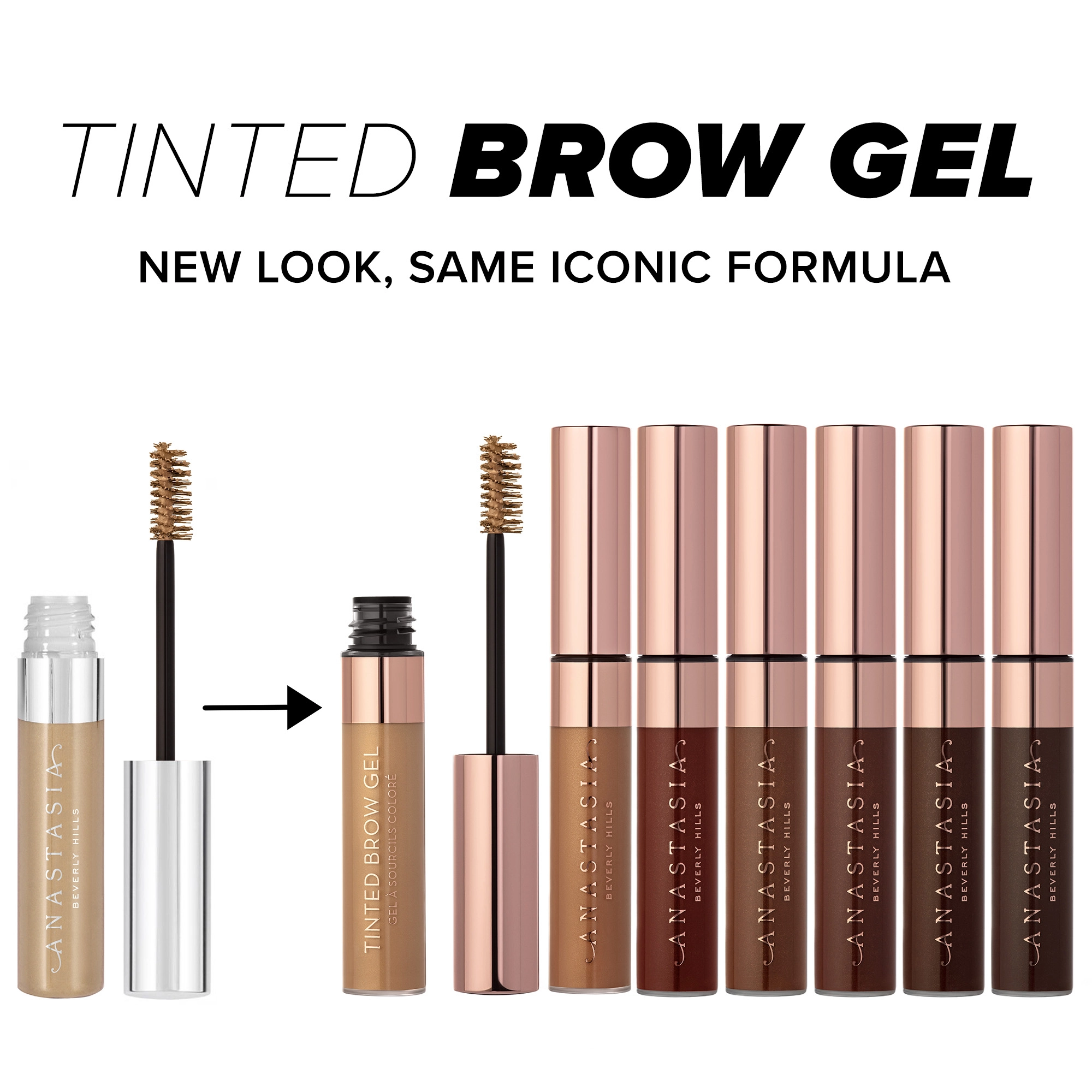 Anastasia Beverly Hills Tinted Brow Gel in Auburn - Reddish Brown, Vegan, Natural Finish, Long-wearing, Full Coverage - Image 5