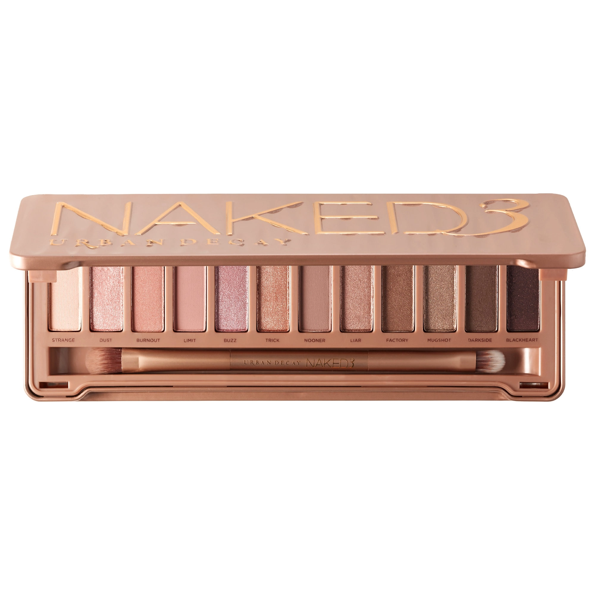 Urban Decay Naked3 Eyeshadow Palette - Cruelty-Free, Paraben-Free, Shimmer and Matte Finish