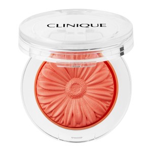 CLINIQUE Cheek Pop Blush - Peach Pop, Long-Wearing Pressed Powder Formula