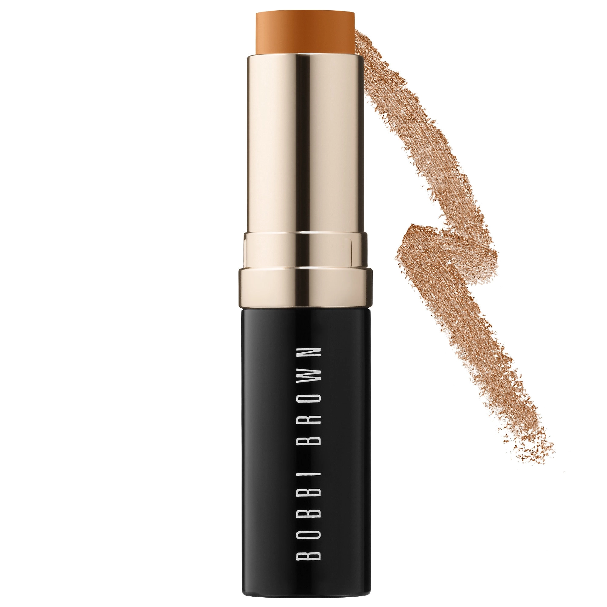 Bobbi Brown Skin Foundation Stick Color: Warm Walnut (W-096) - Deep Brown with Yellow Undertones