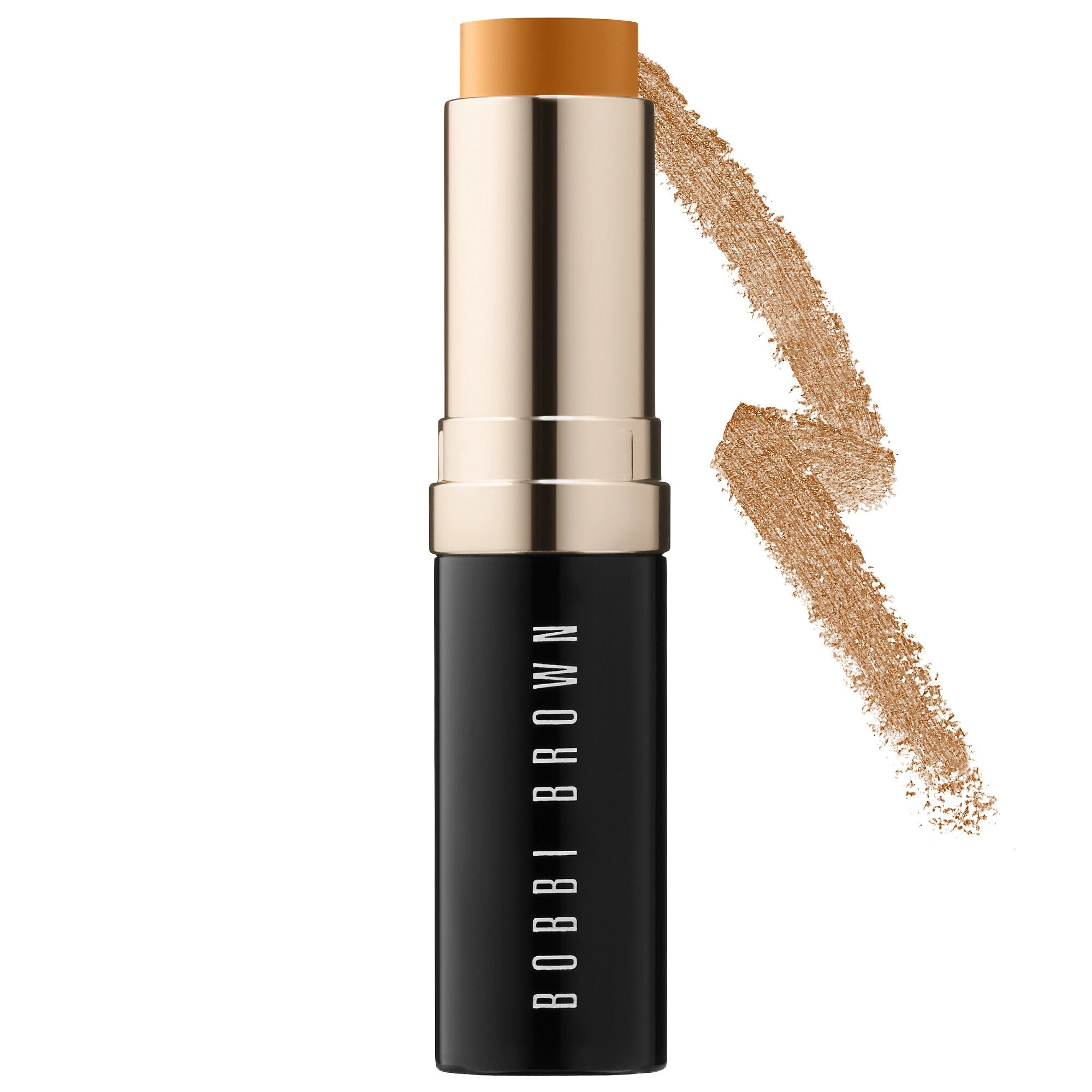 Bobbi Brown Skin Foundation Stick Color: Warm Honey (W-066) - Medium Dark Beige with Golden Yellow Undertones