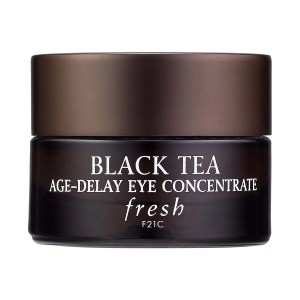 Fresh Black Tea Firming and De-Puffing Eye Cream 0.5 oz/15 mL Hyaluronic Acid Dark Circles Hydrating Without Parabens