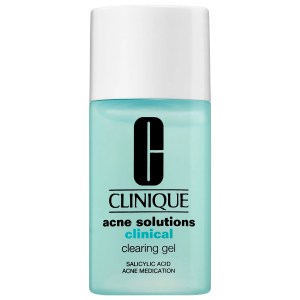 CLINIQUE Acne Solutions™ Clinical Clearing Gel 1 oz/30 mL Salicylic Acid Oil Free Gluten Free Fragrance Free
