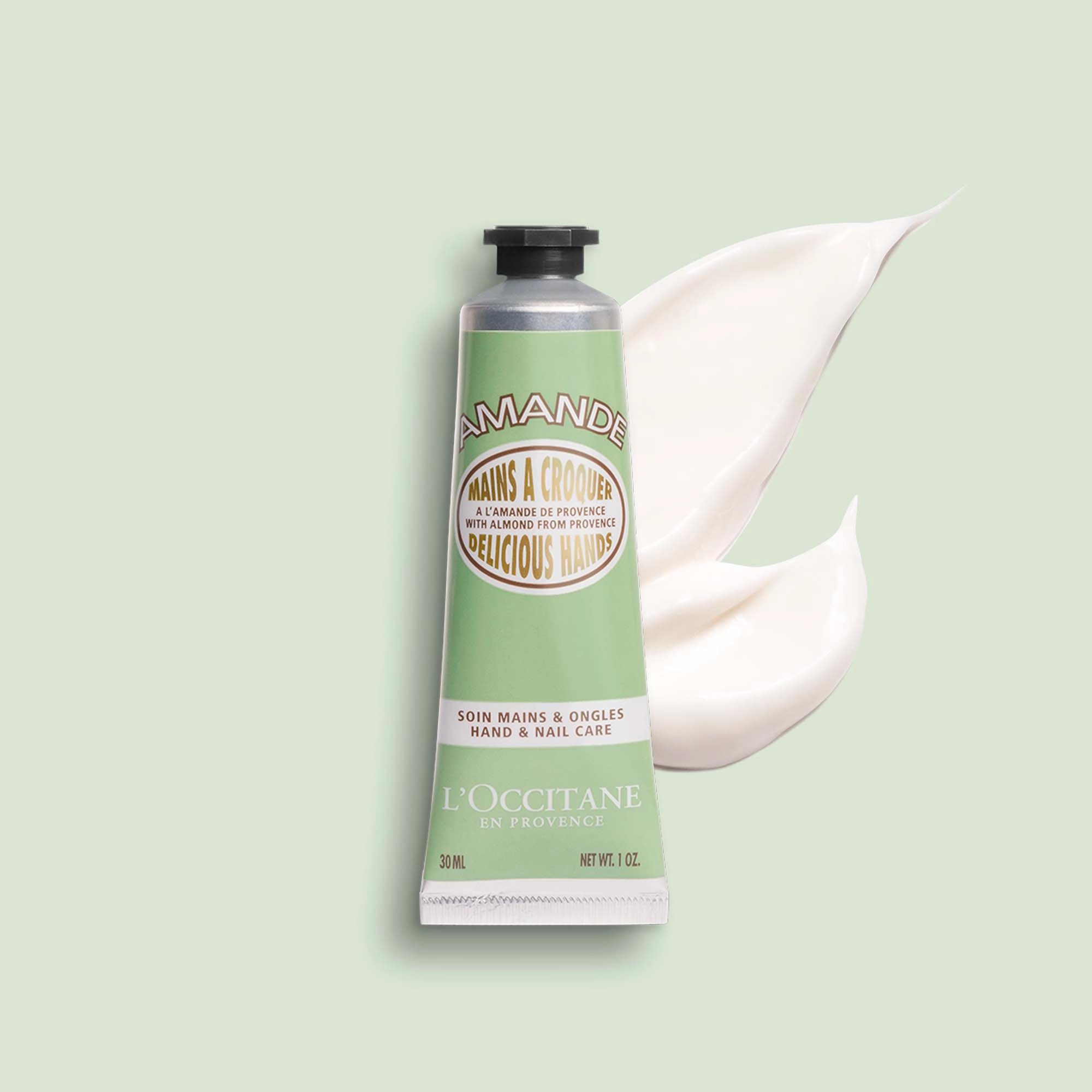 L'Occitane Mini Hand Cream - Amande Scent, Cream Formula, Best for Dry Skin - Image 6