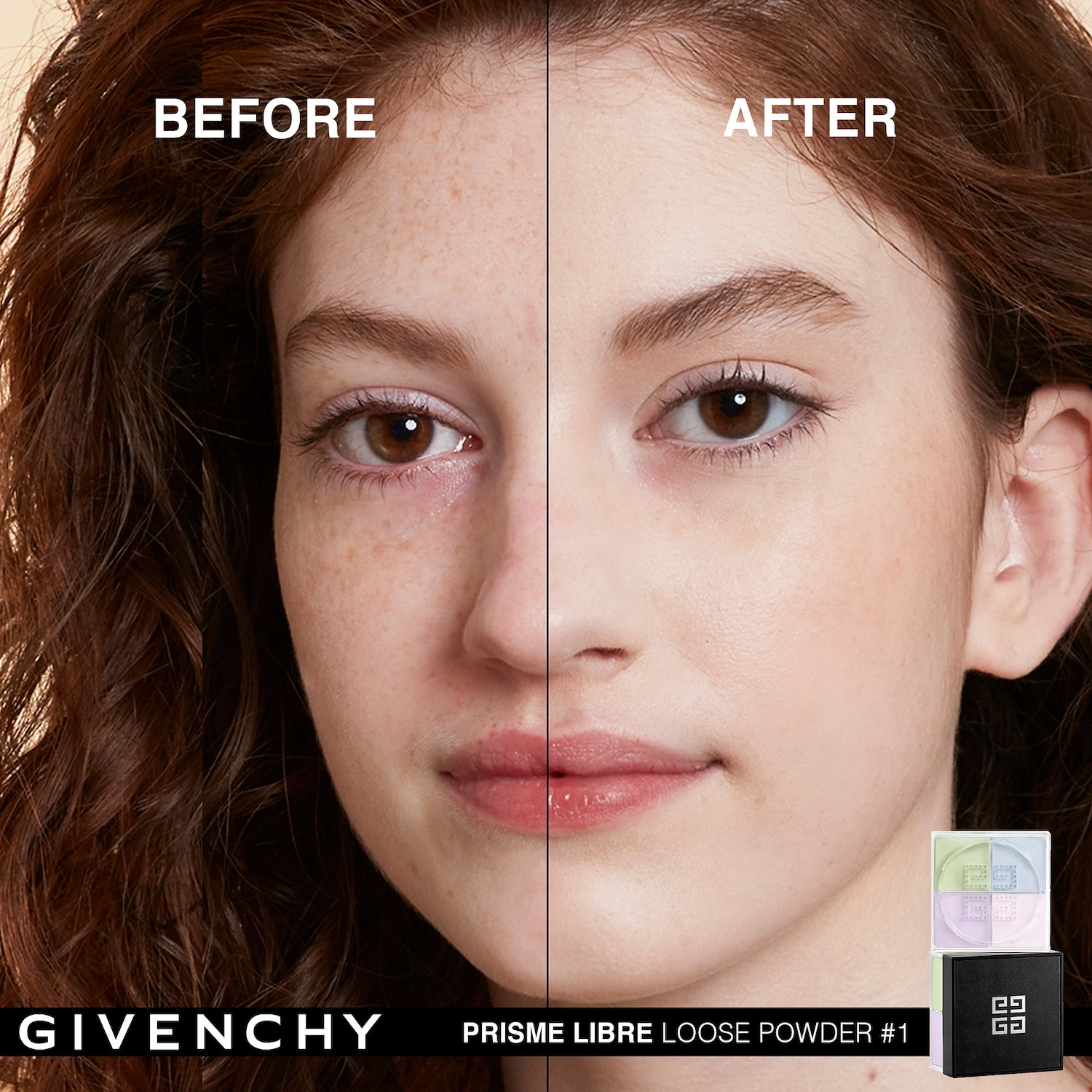 Givenchy Prisme Libre Loose Setting and Finishing Powder Color: 01 Original Mousseline Pastel - Image 2
