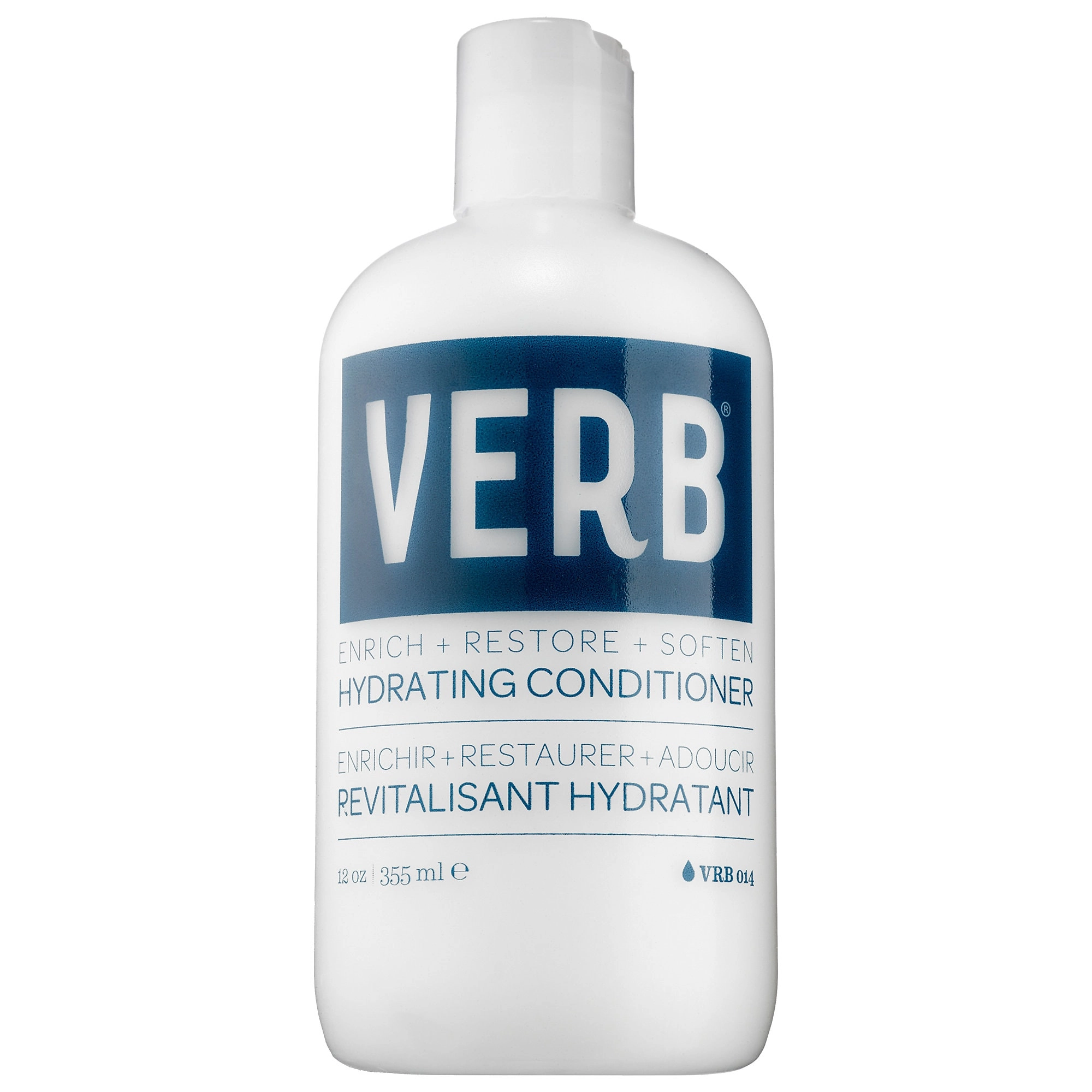 Verb Hydrating Conditioner 12 oz/ 355 mL - Damage Repair, Vegan, Prevents Color Fading, Gluten-Free, Increases Shine