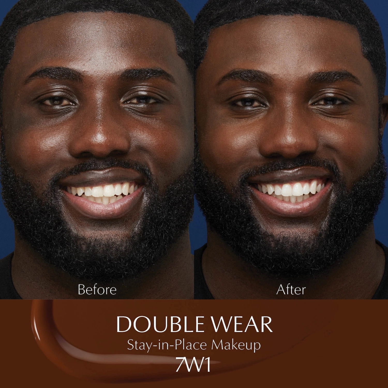 Estée Lauder Double Wear Stay-in-Place Foundation Color: 7W1 Deep Spice - Image 3