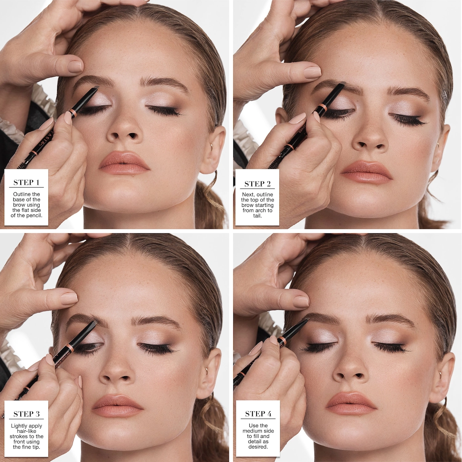 Anastasia Beverly Hills Brow Definer 3-in-1 Triangle Tip Dark Brown - Image 4