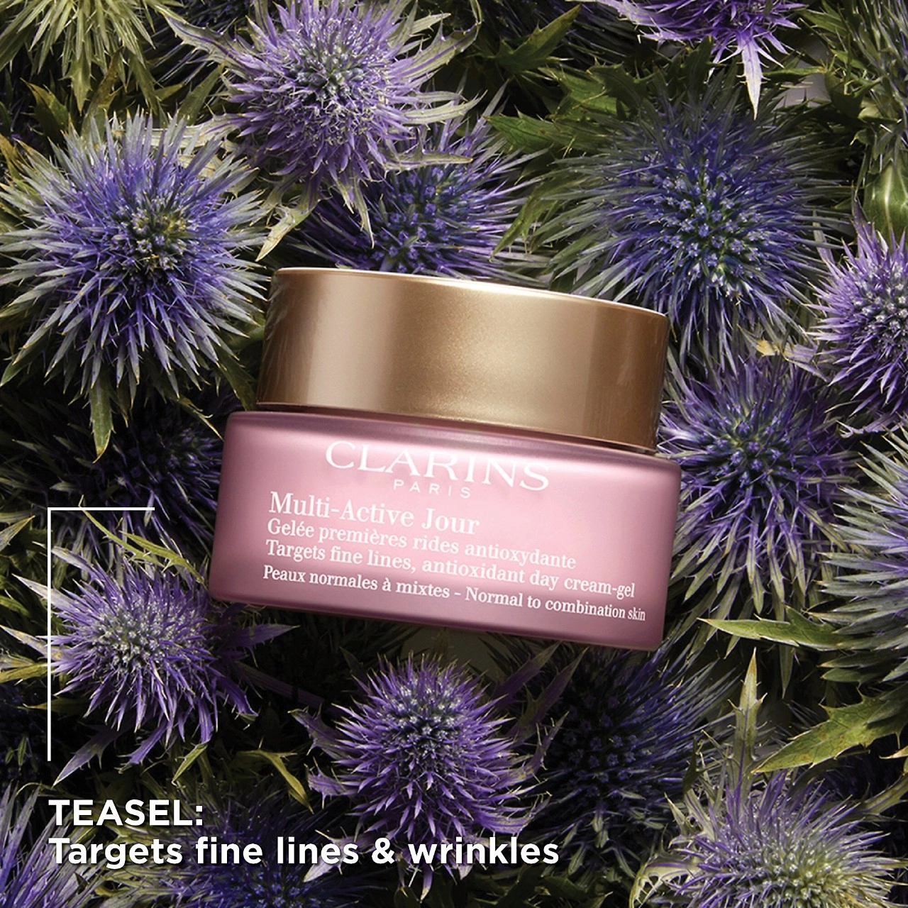Clarins Multi-Active Anti-Aging Day Cream-Gel Moisturizer for Glowing Skin 1.7 oz/50 mL - Image 3