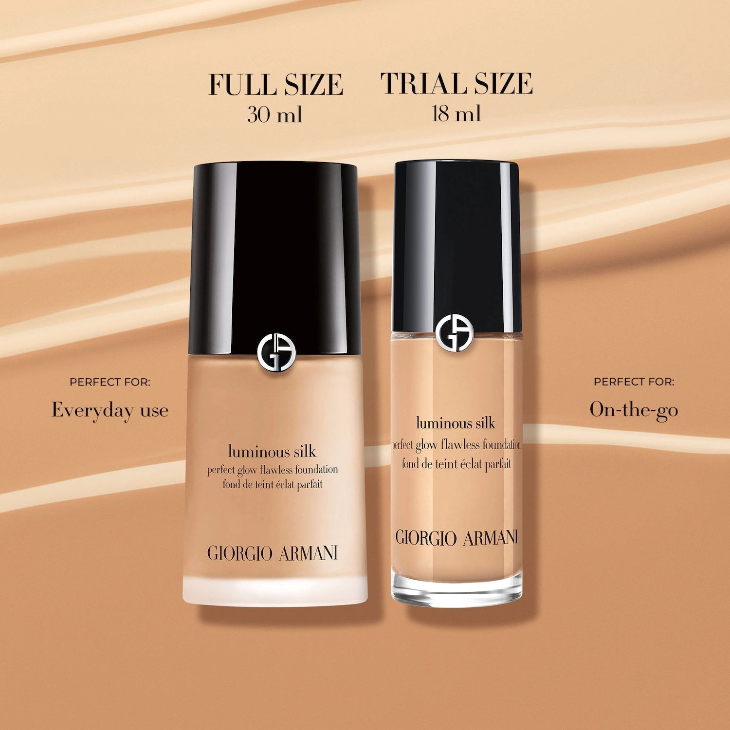 Armani Beauty Luminous Silk Perfect Glow Flawless Oil-Free Foundation Color: 4.5 - Light to Medium, Neutral - Image 7