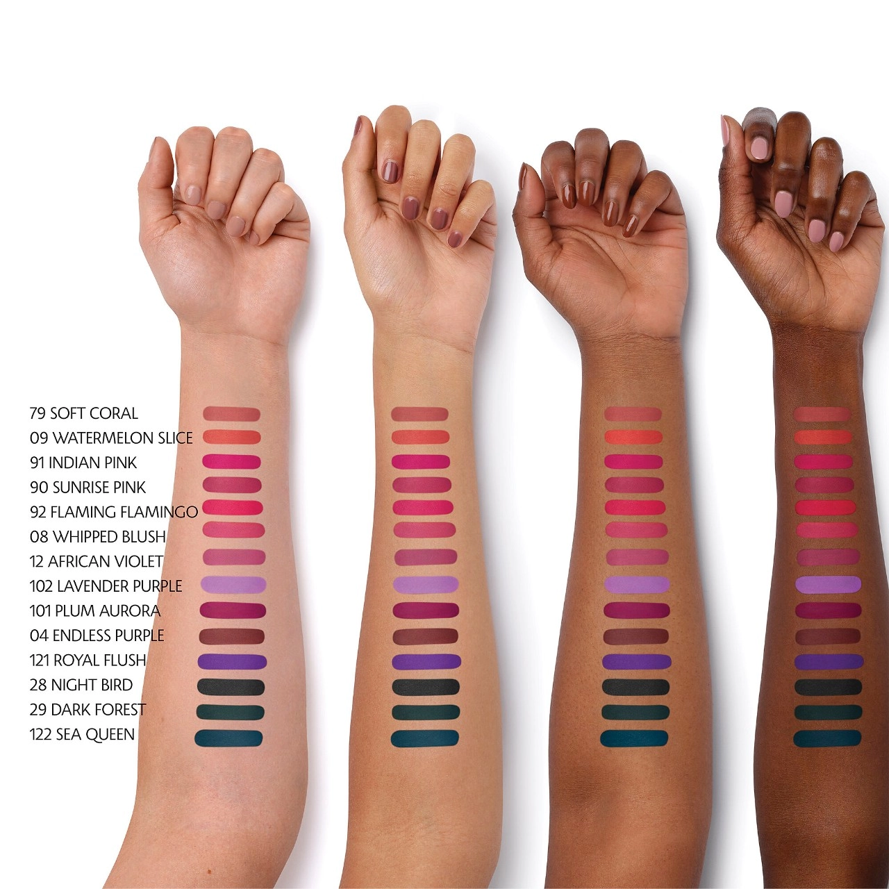 SEPHORA COLLECTION Cream Lip Stain Liquid Lipstick Color: 28 Night Bird - Matte Black - Image 3