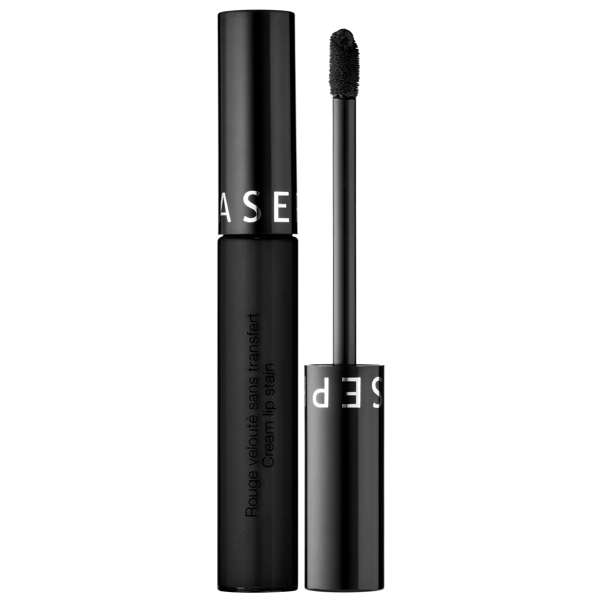 SEPHORA COLLECTION Cream Lip Stain Liquid Lipstick Color: 28 Night Bird - Matte Black