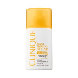 CLINIQUE Mineral Face Sunscreen Broad Spectrum SPF 50 - 1 oz, Fragrance Free, Zinc Oxide, Titanium Dioxide