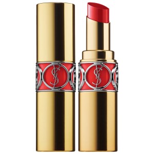 Yves Saint Laurent Rouge Volupté Shine Lipstick Balm Color 45 Rouge Tuxedo - Cherry Red