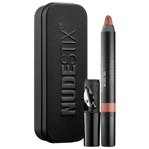 NUDESTIX Gel Color Lip + Cheek Balm Color: Haven - Warm Toned Glossy Nude Peach