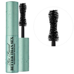 Too Faced Better Than Sex Volumizing & Lengthening Waterproof Mascara - Size: Mini Size Black - 0.17 oz/5 mL