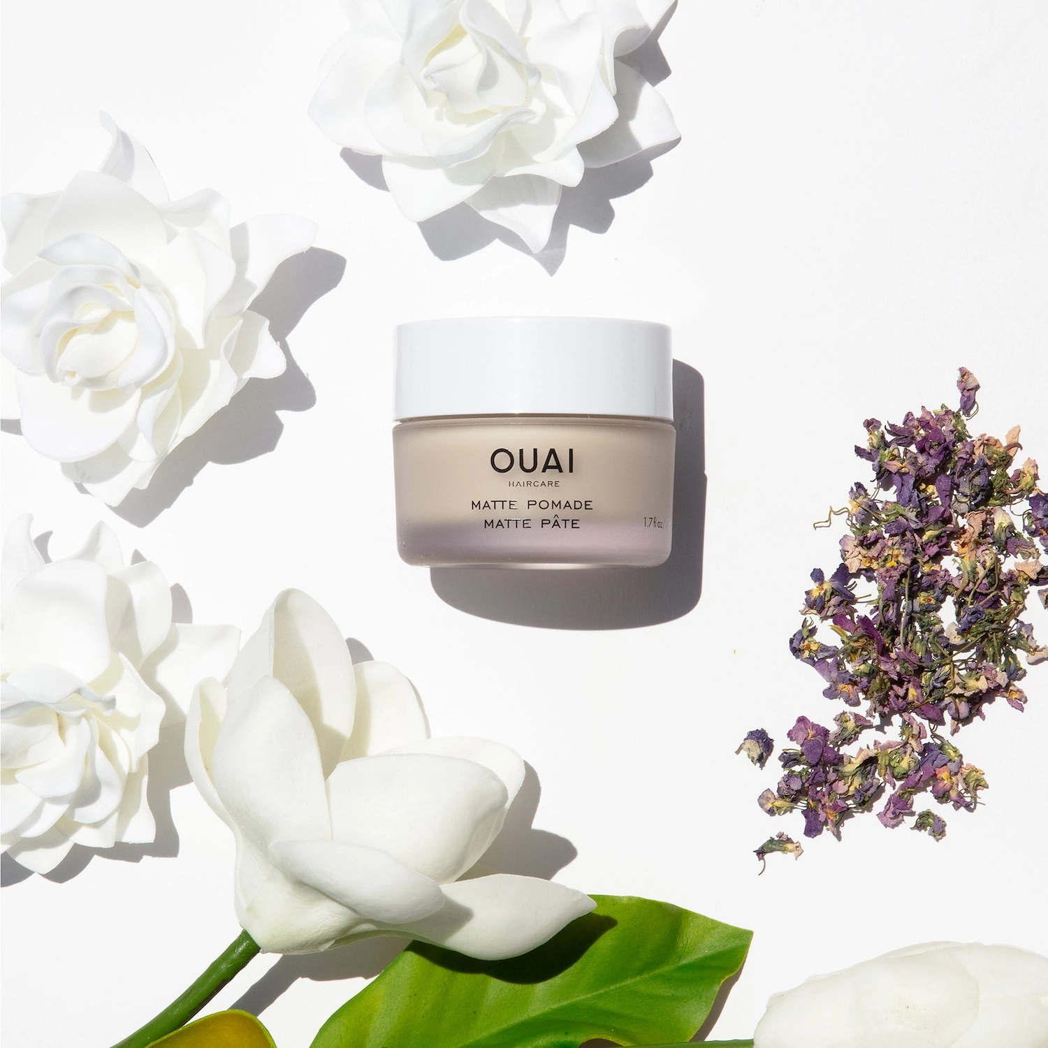 OUAI Matte Pomade 1.7 oz/50 mL - Medium-Control Finishing Paste for Textured Hair - Image 3