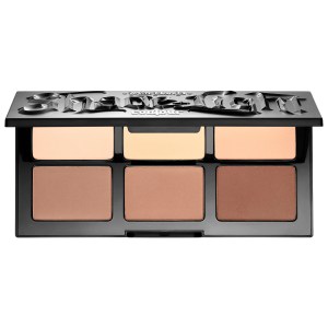 KVD Beauty Shade + Light Refillable Powder Face Contour Palette Vegan Pressed Powder Formula